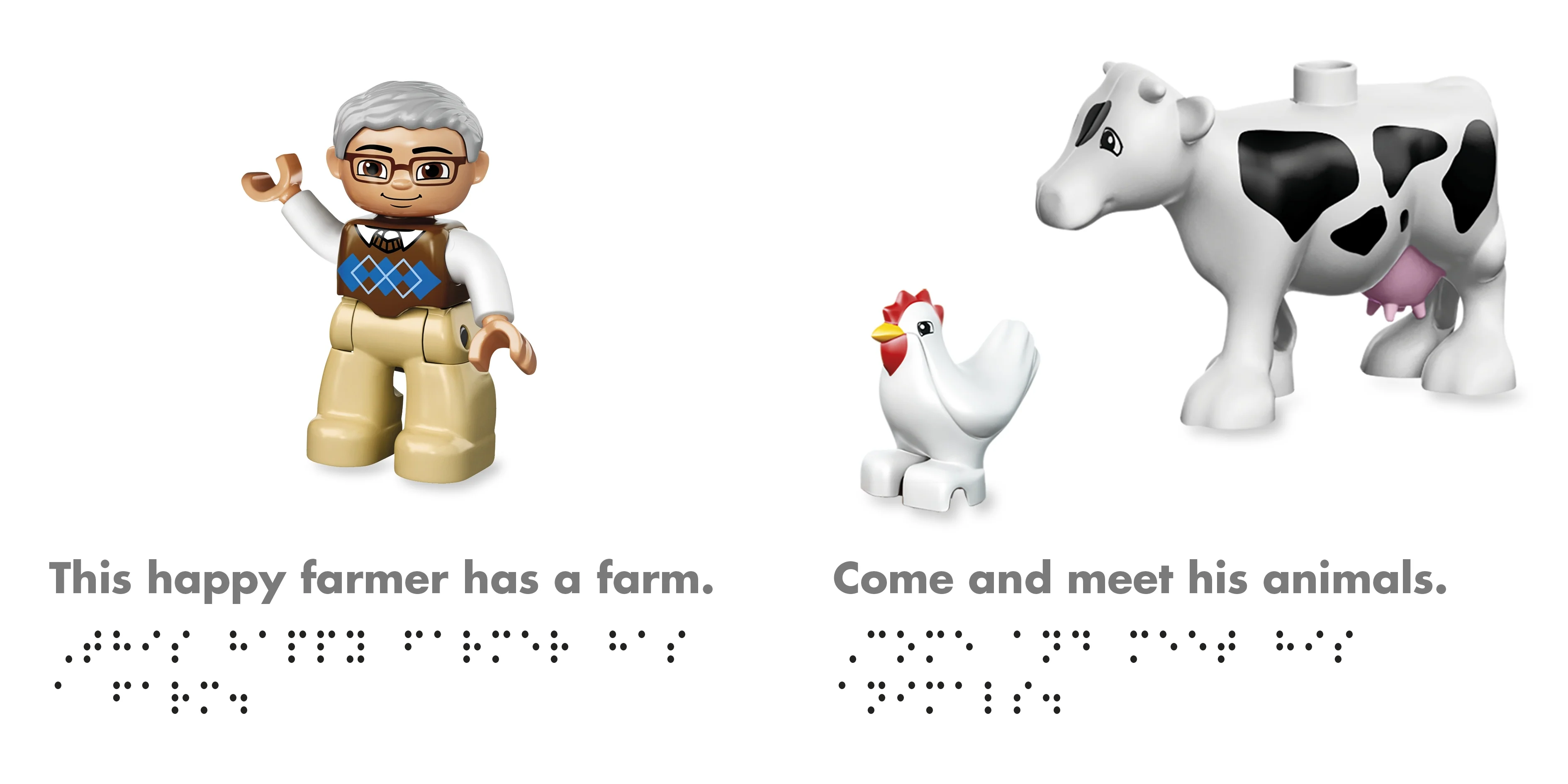 DK Braille LEGO DUPLO Farm - Image 2