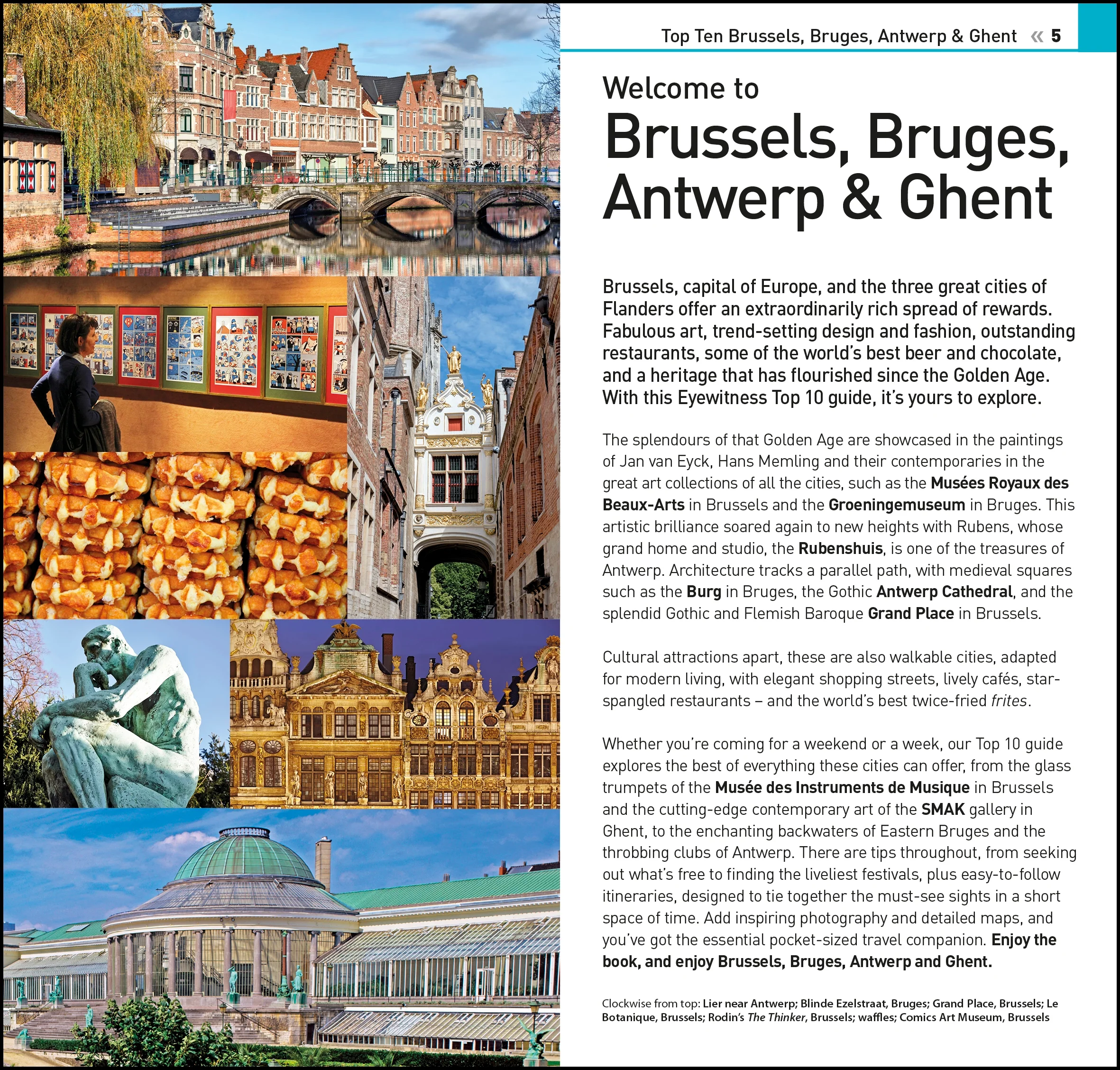 DK Top 10 Brussels, Bruges, Antwerp and Ghent - Image 2