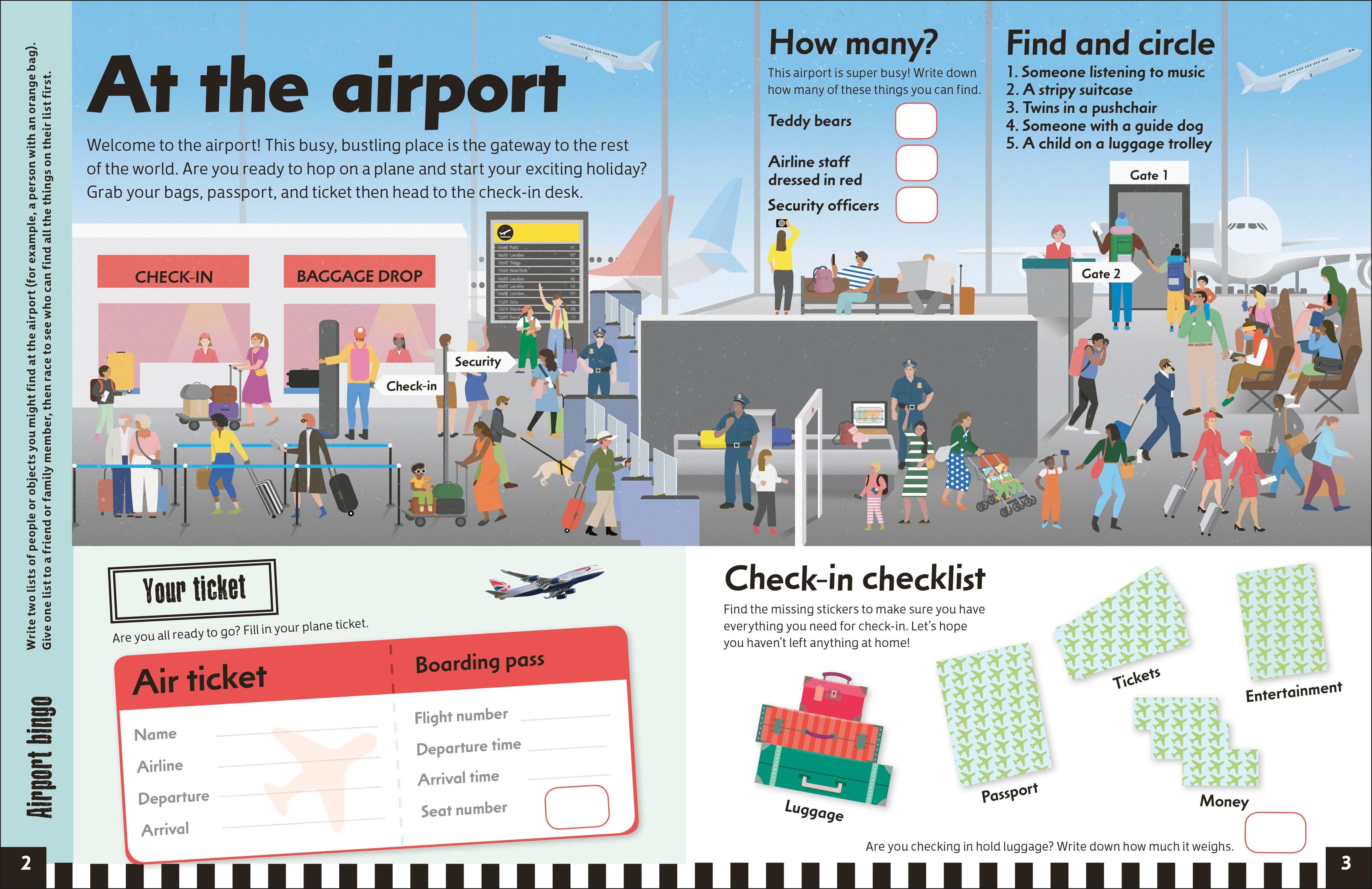 At the Airport Activity Book - Image 2
