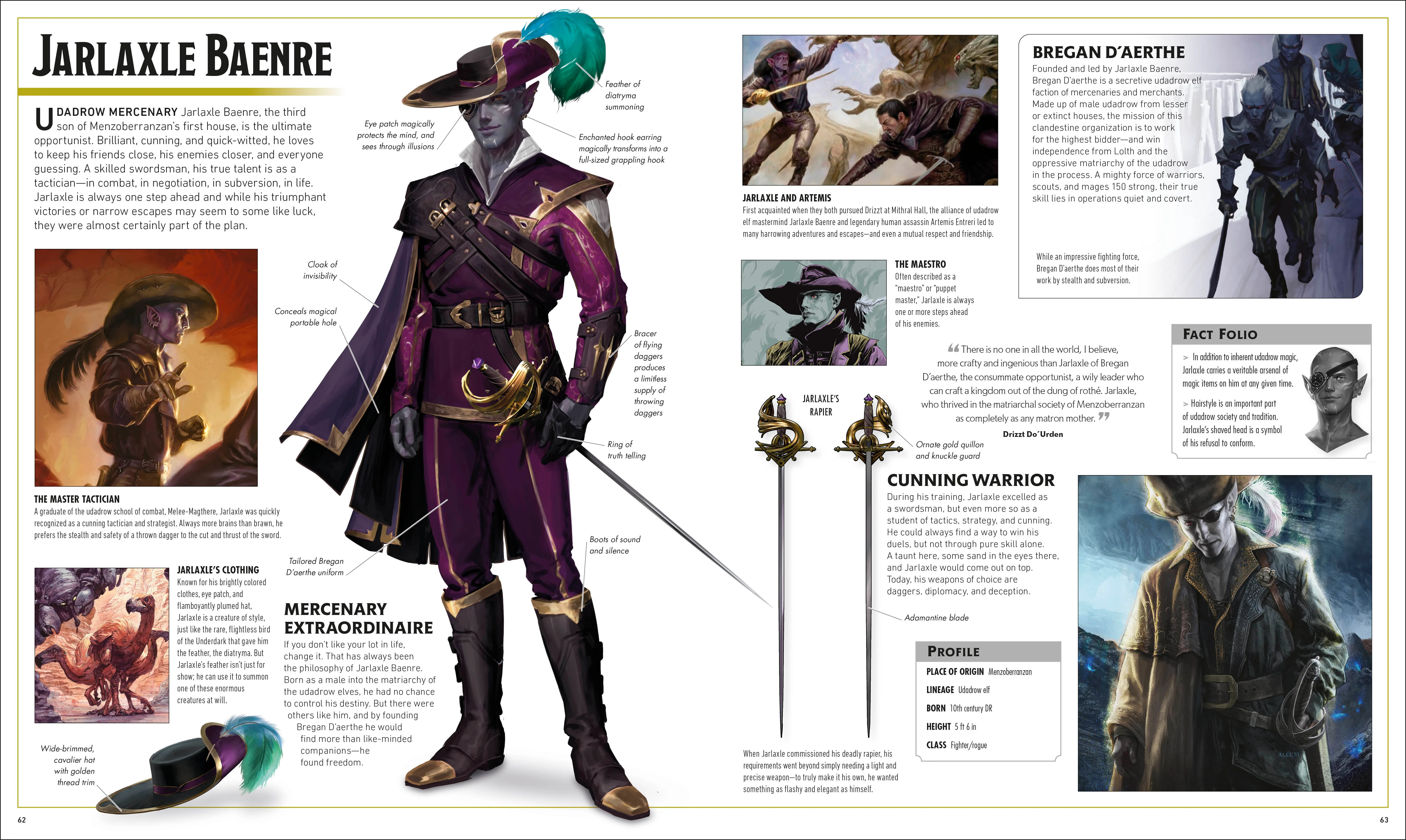Dungeons & Dragons The Legend of Drizzt Visual Dictionary - Image 5