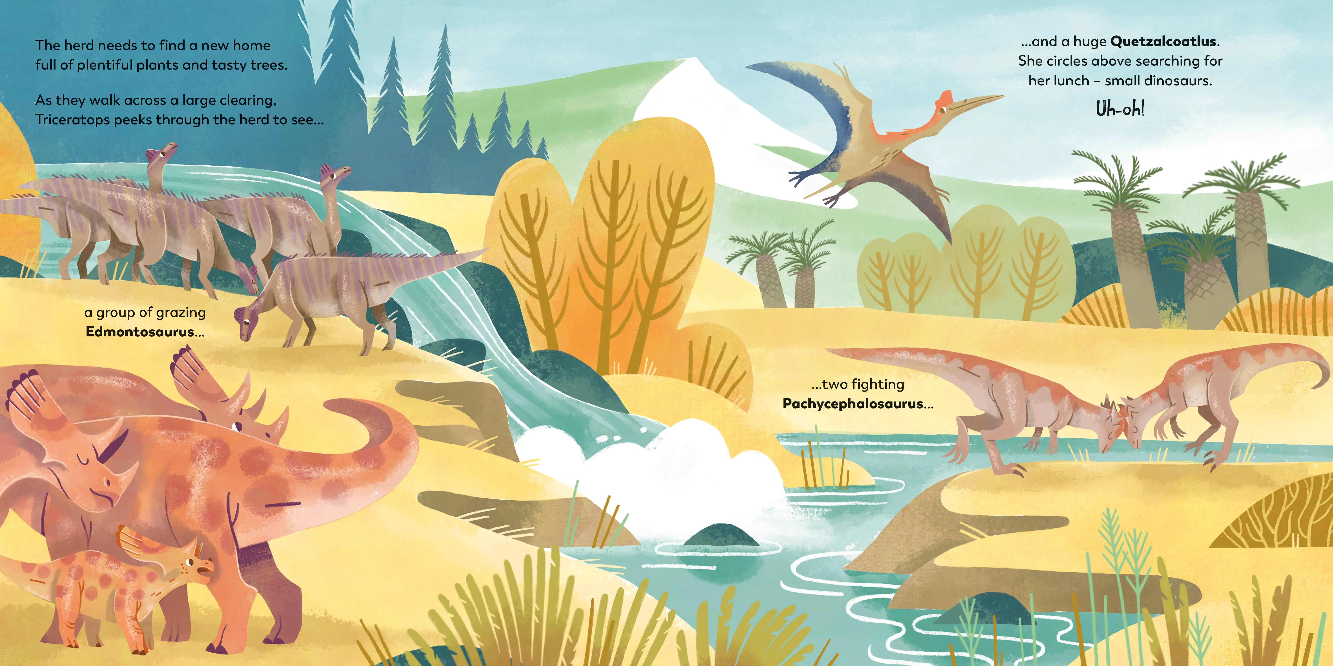 A Dinosaur's Day: Triceratops Follows Its Herd - Image 2