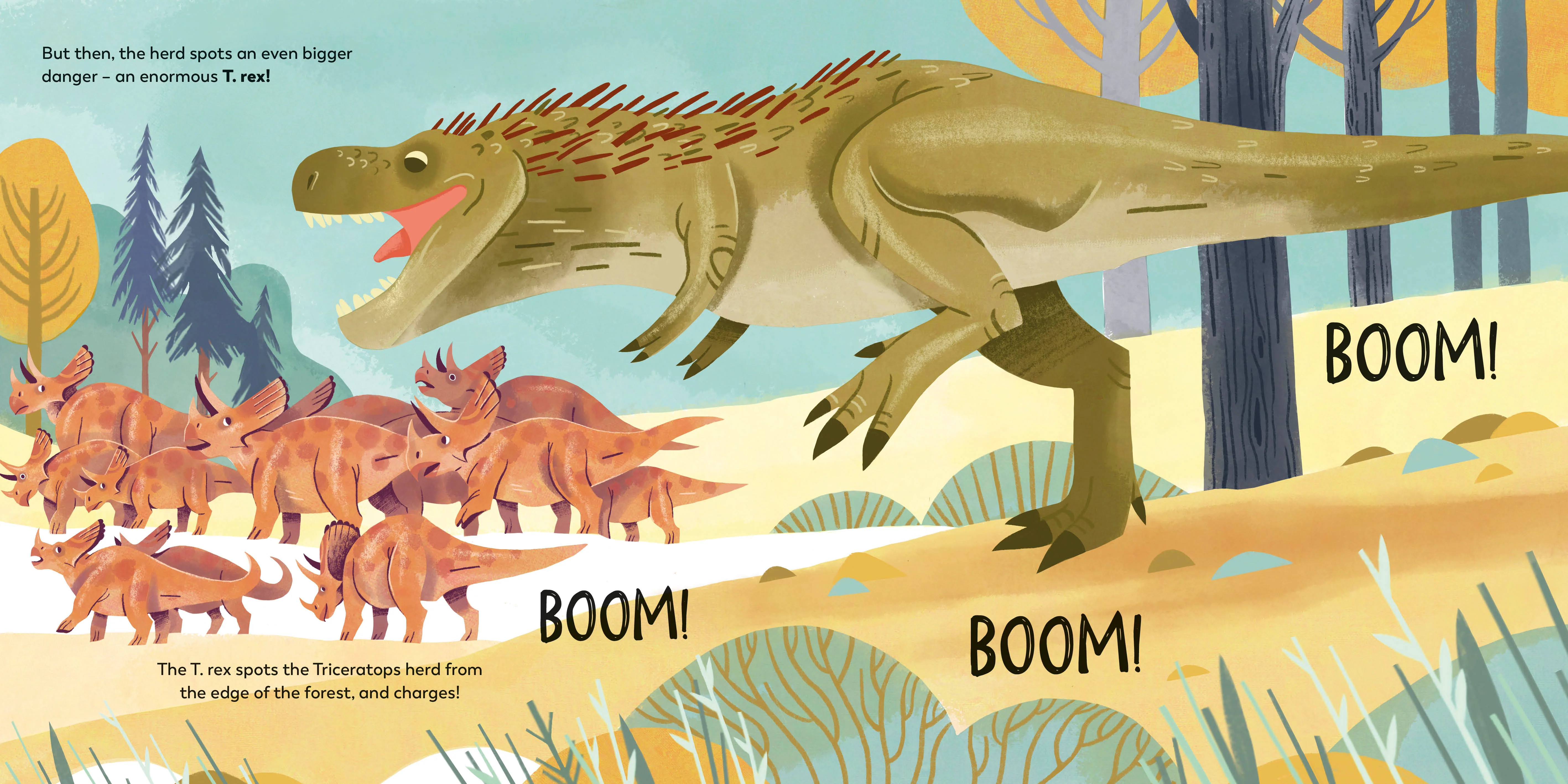 A Dinosaur's Day: Triceratops Follows Its Herd - Image 3