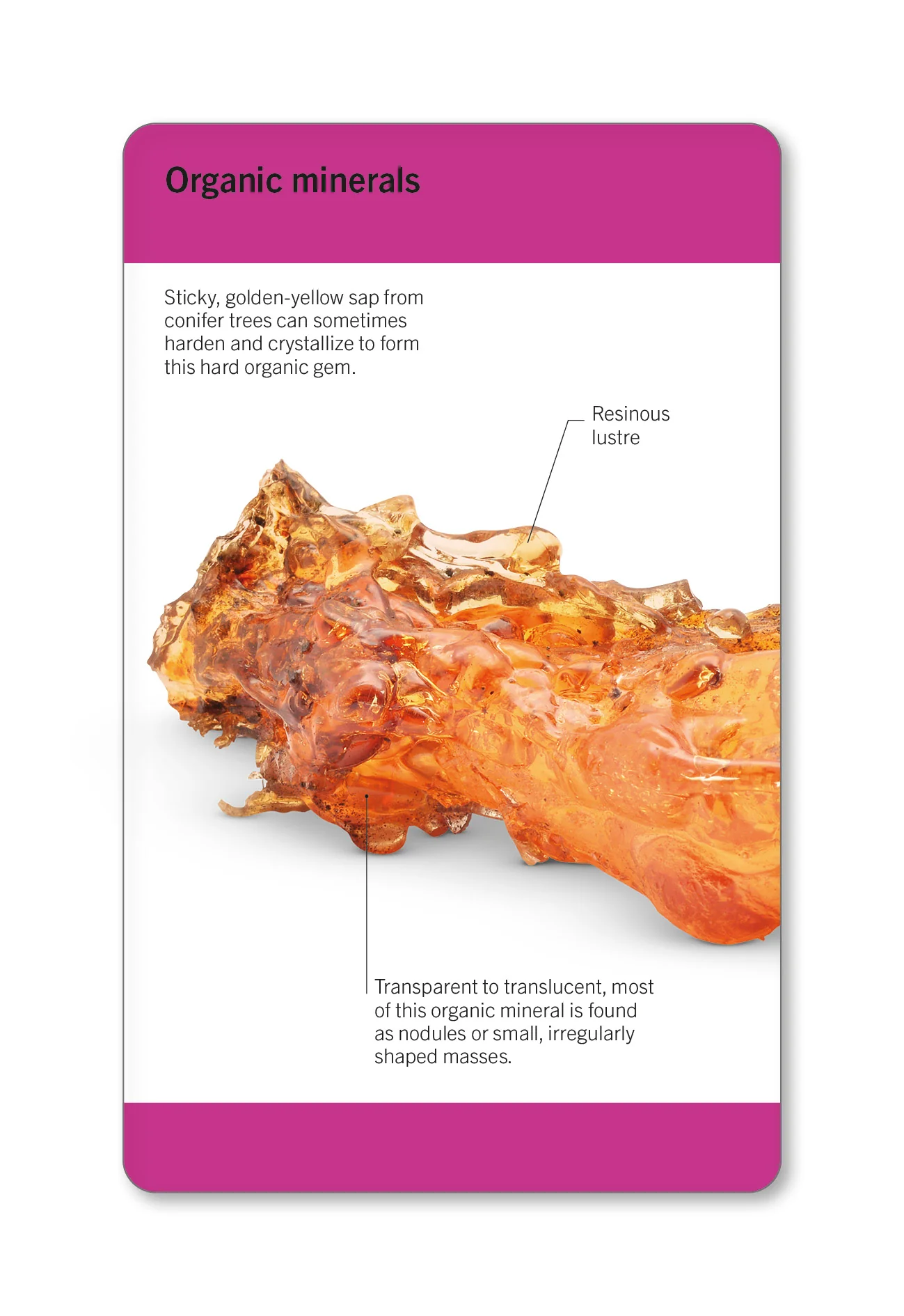 Our World in Pictures Rocks & Minerals Flash Cards - Image 10