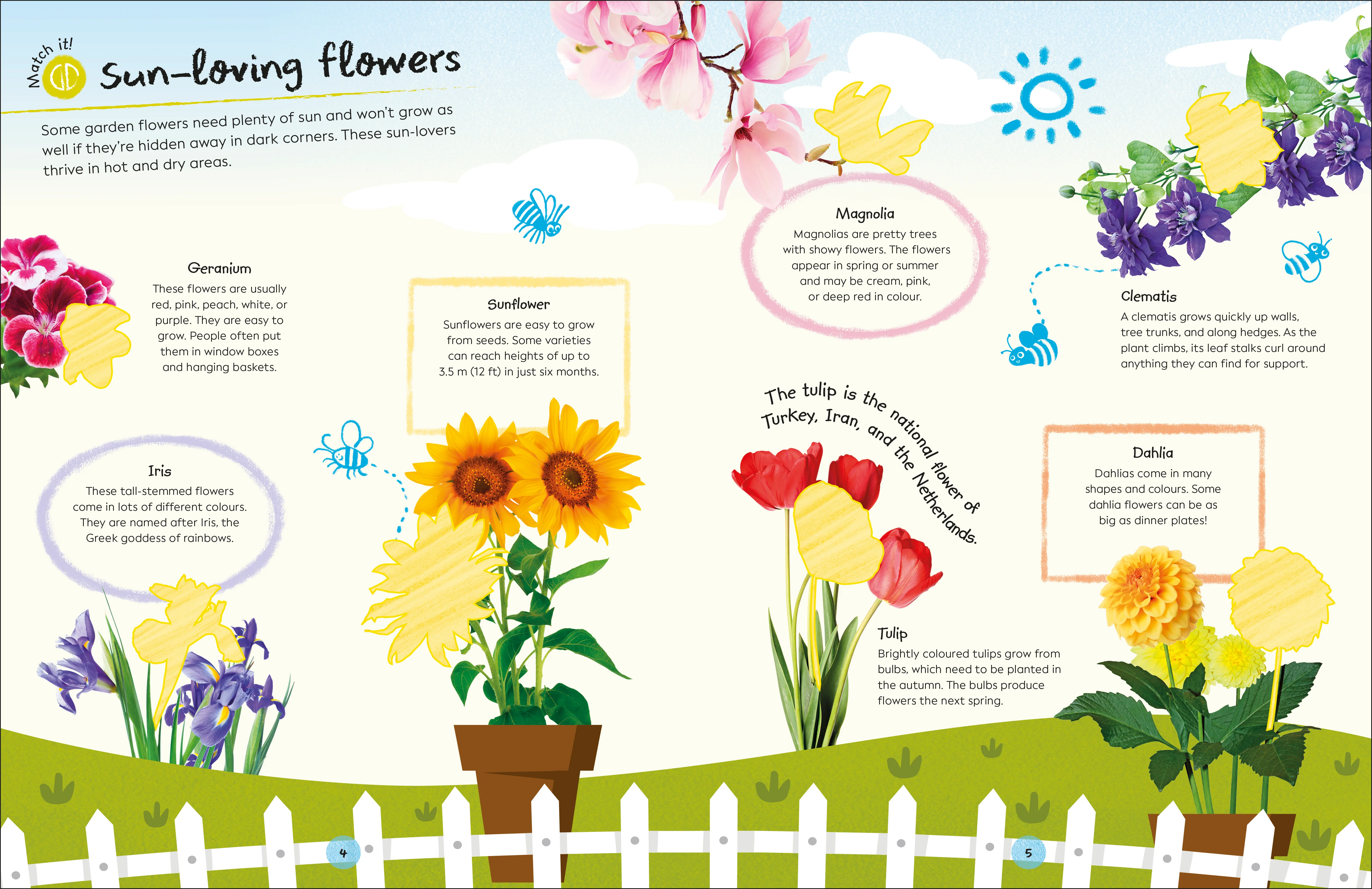 RHS Ultimate Sticker Book Garden Flowers - Image 3
