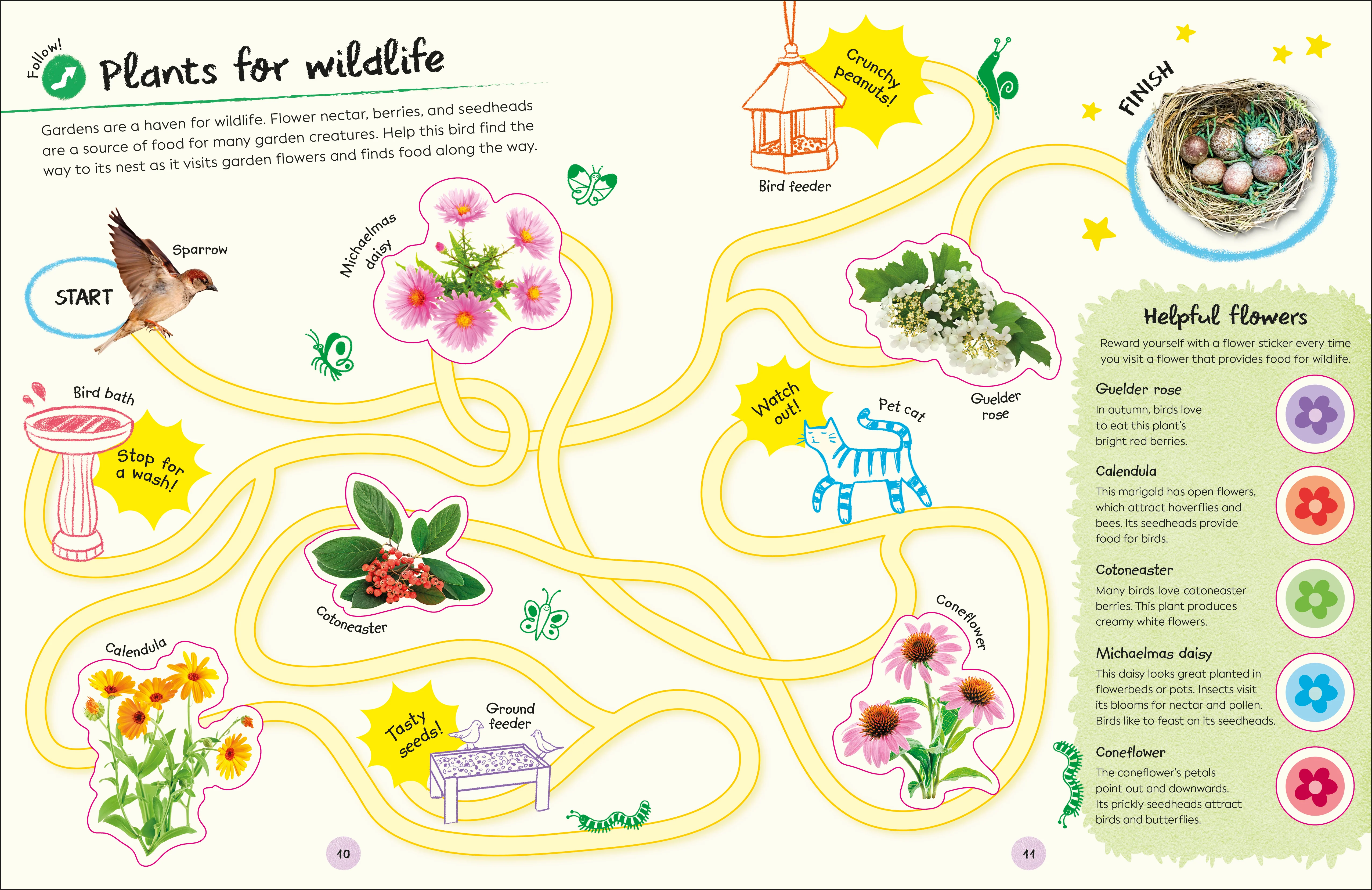 RHS Ultimate Sticker Book Garden Flowers - Image 4