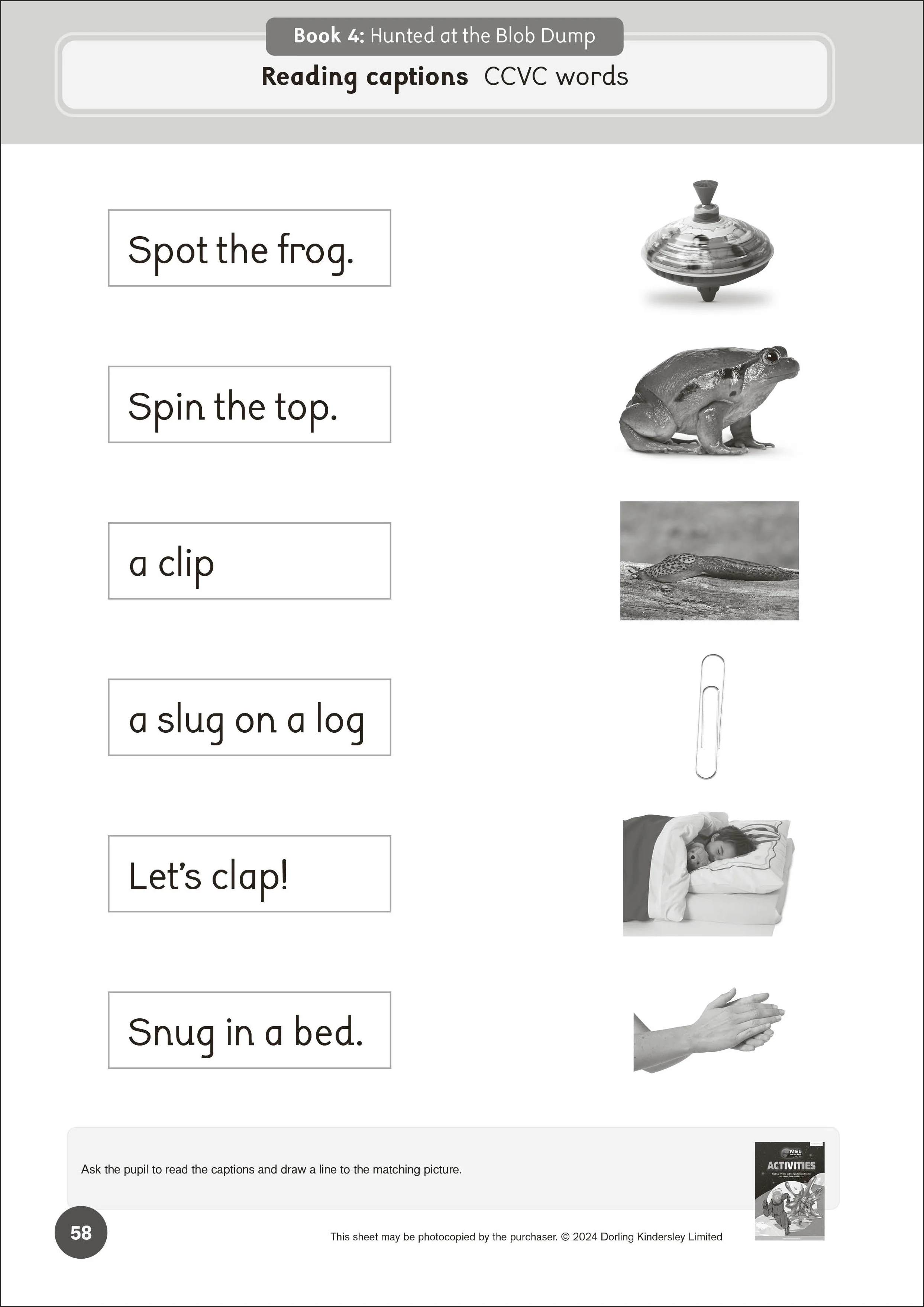 Phonic Books Mel on Mars Activities - Image 3