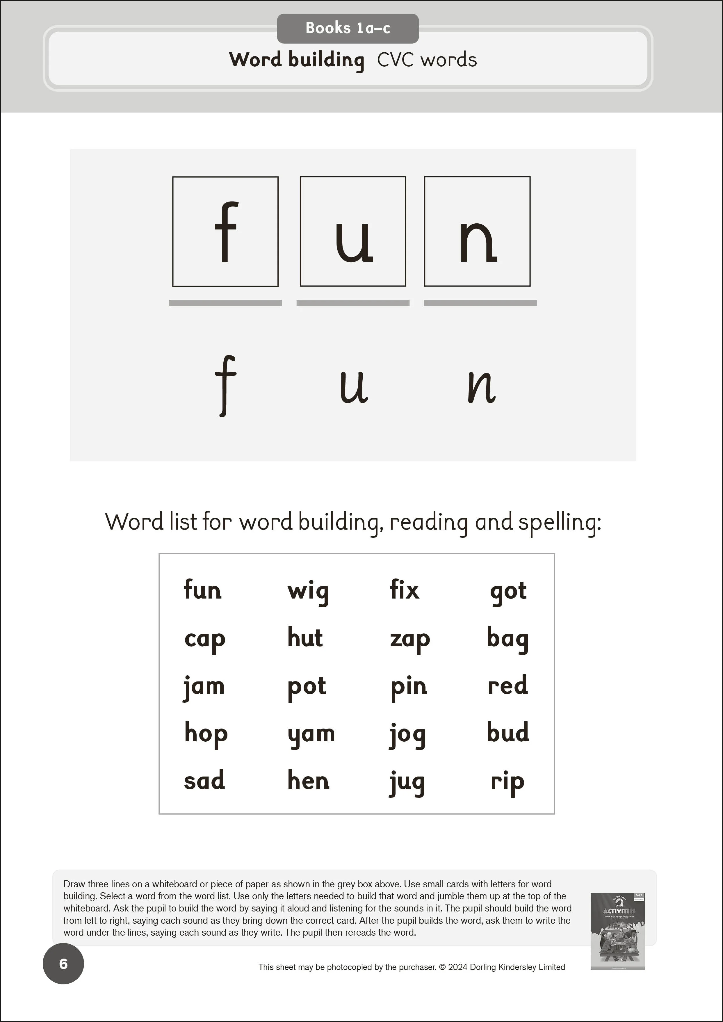 Phonic Books Moon Dogs Extras Set 2 Activities - Image 2