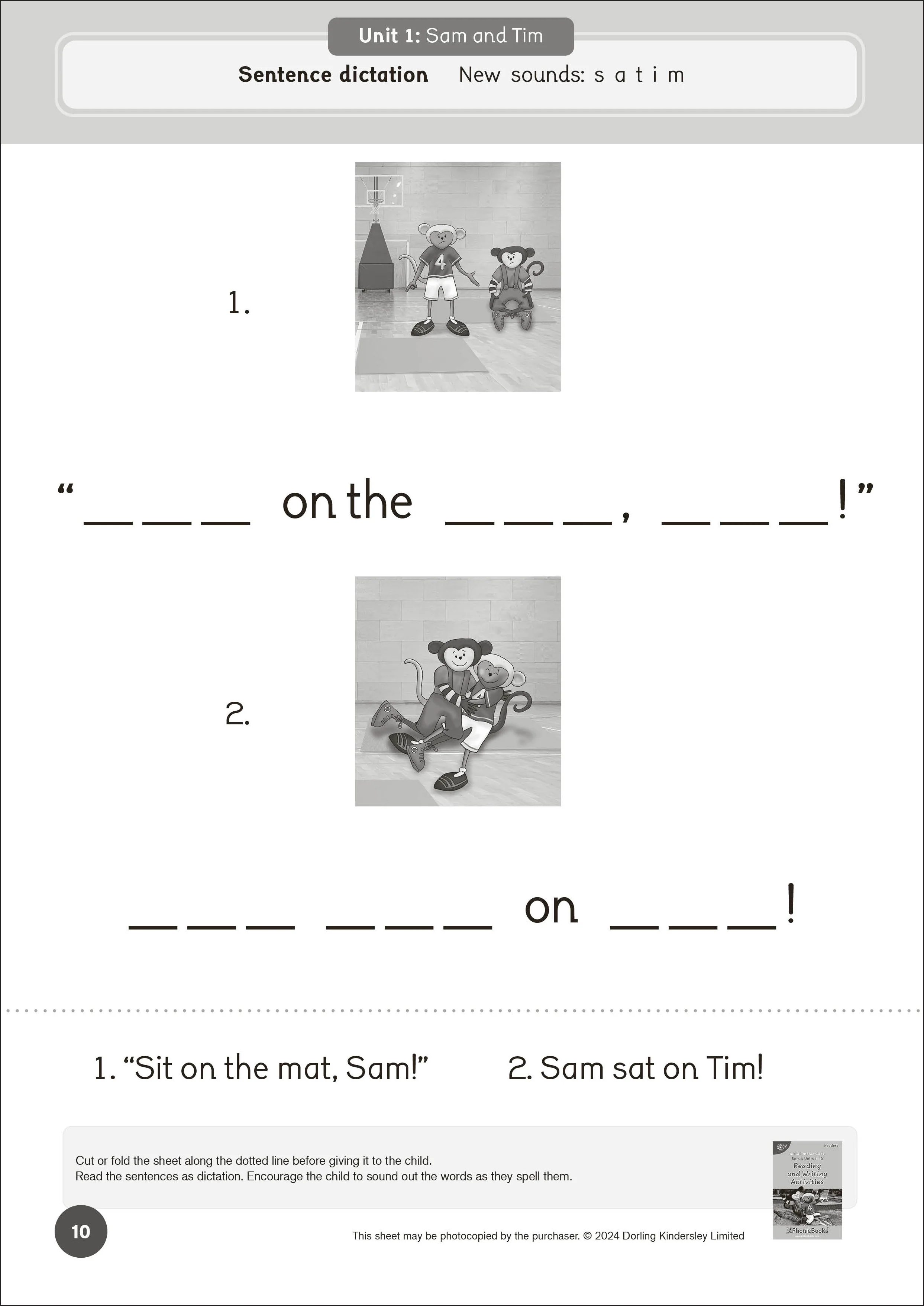 Phonic Books Dandelion Readers Set 4 Units 1-10 Reading and Writing Activities - Image 2