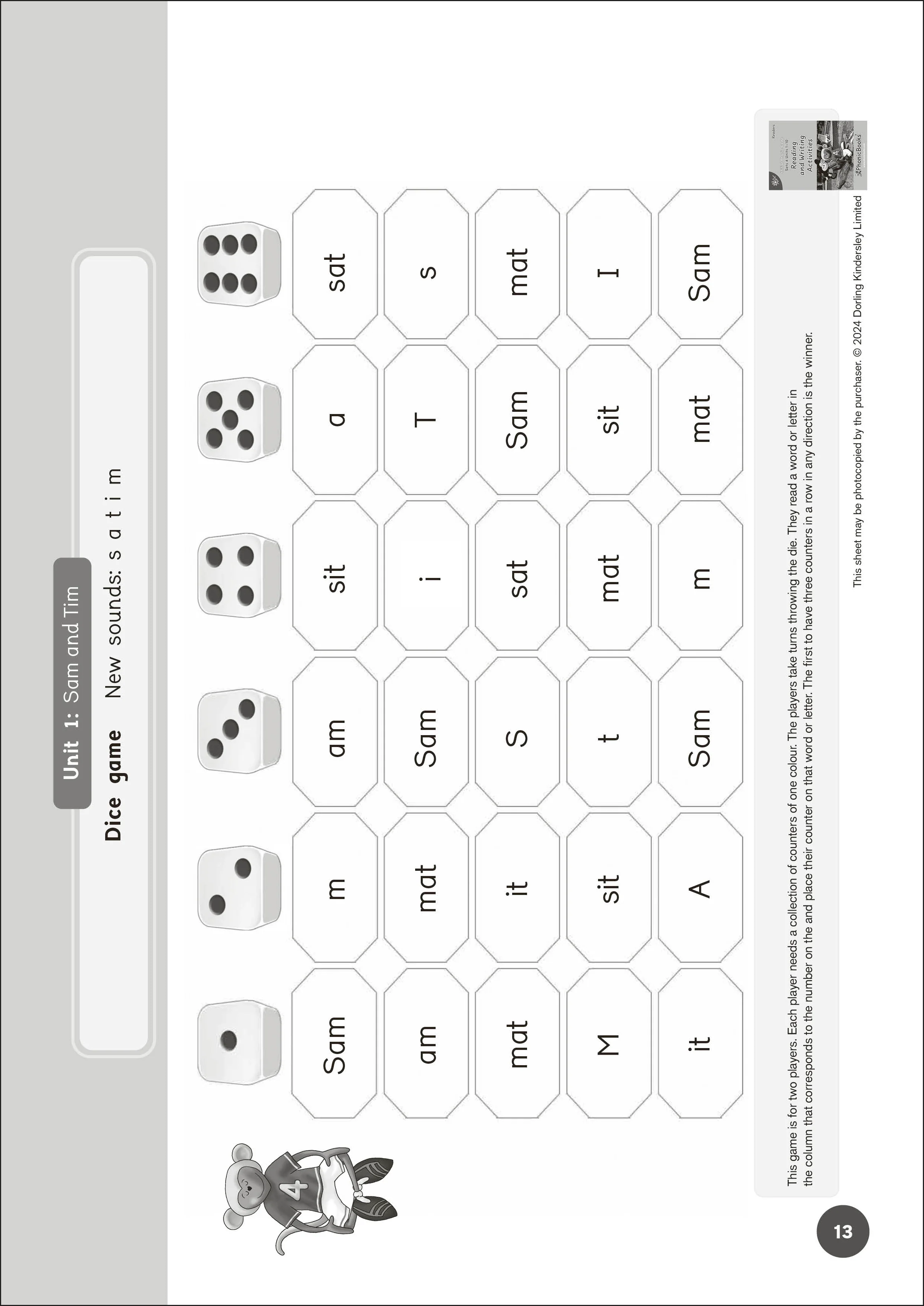 Phonic Books Dandelion Readers Set 4 Units 1-10 Reading and Writing Activities - Image 3