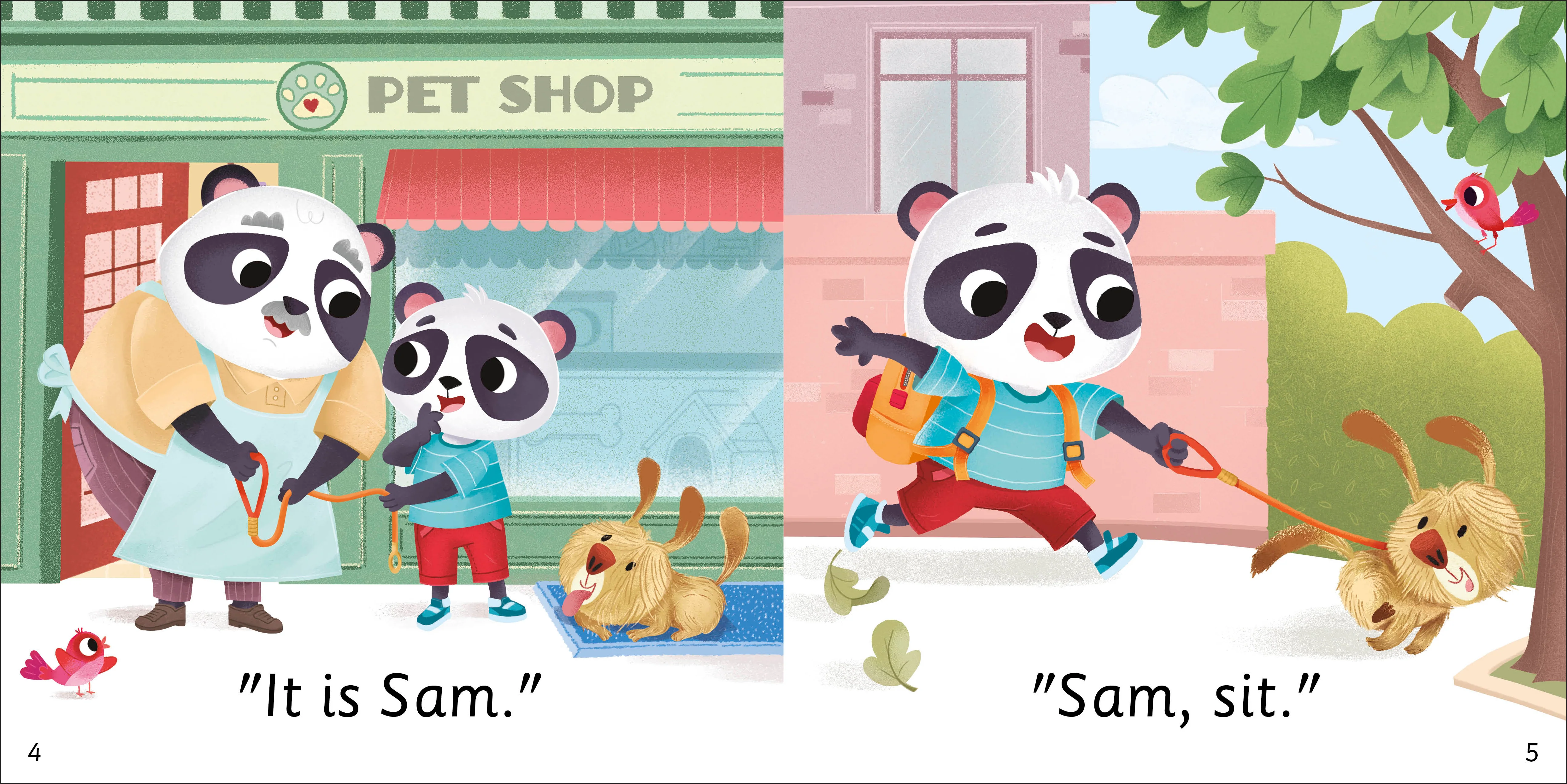 DK Super Phonics My First Decodable Stories Pet Shop Panda - Image 3