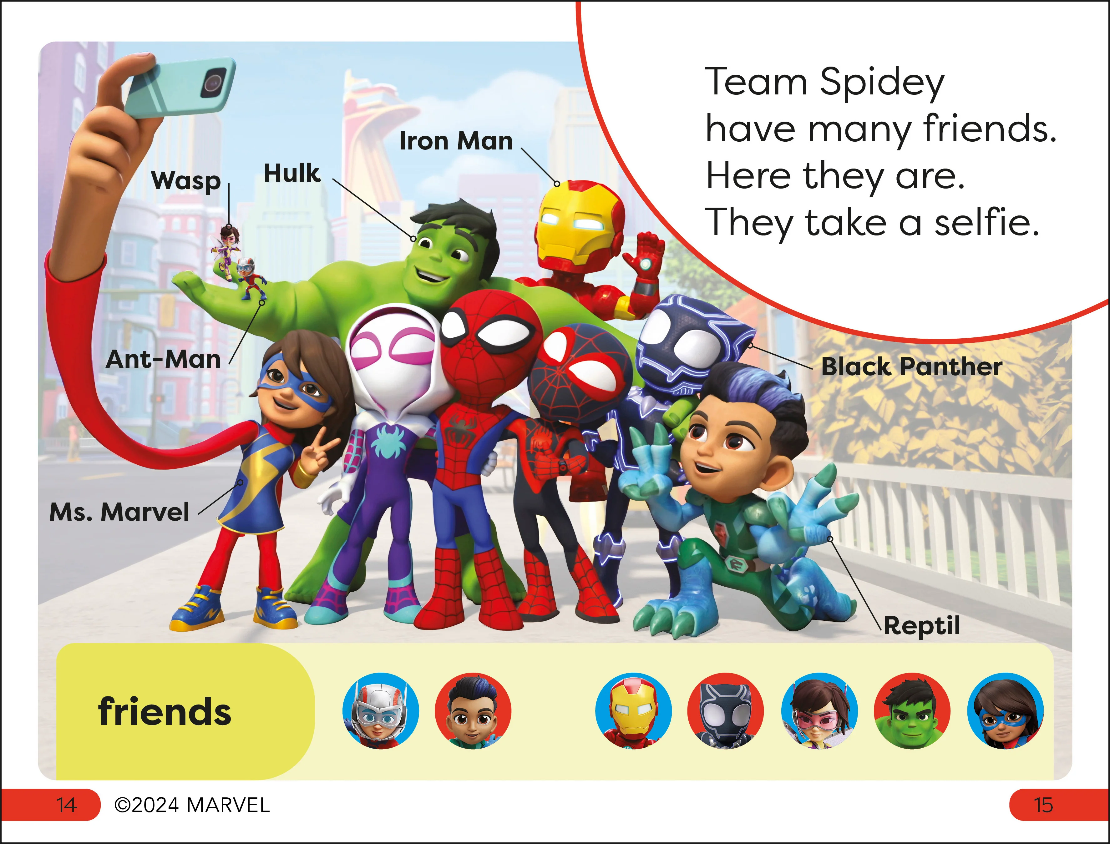 DK Super Readers Pre-Level Marvel Spidey and His Amazing Friends Go Team Spidey! - Image 4