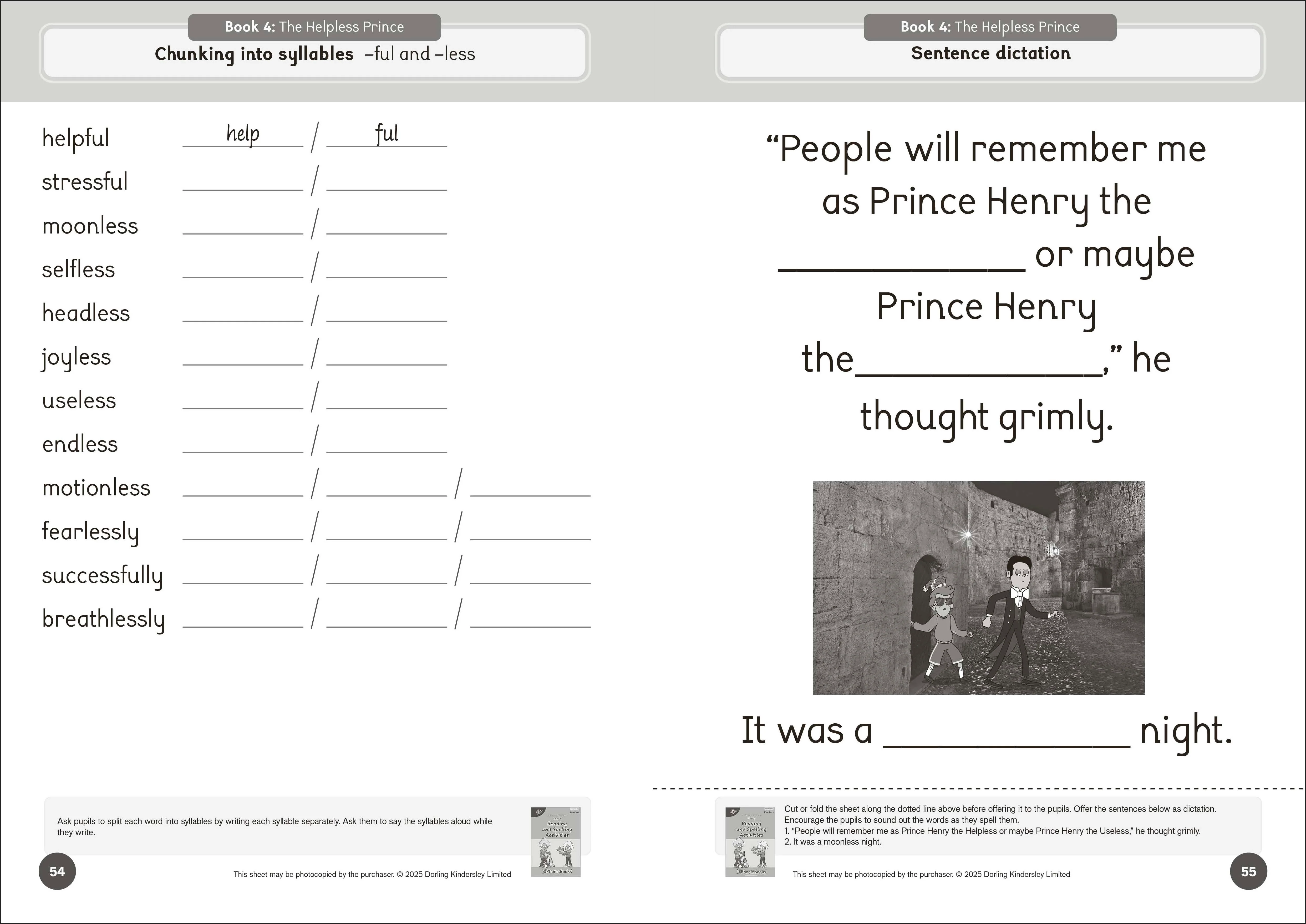 Phonic Books Dandelion Readers Level 5 Prefixes and Suffixes Activities - Image 3