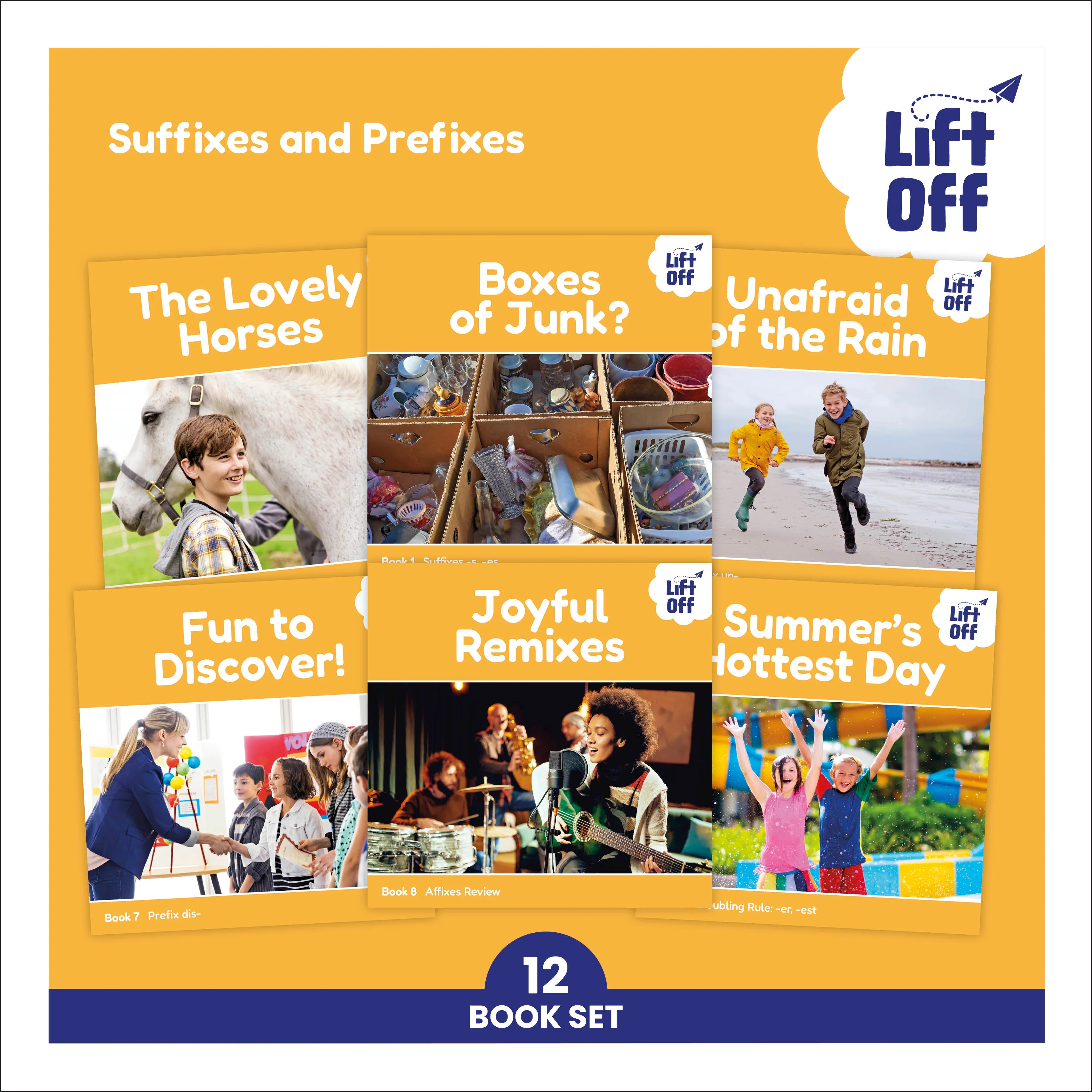 Phonic Books Lift Off Readers Suffixes and Prefixes - Image 2