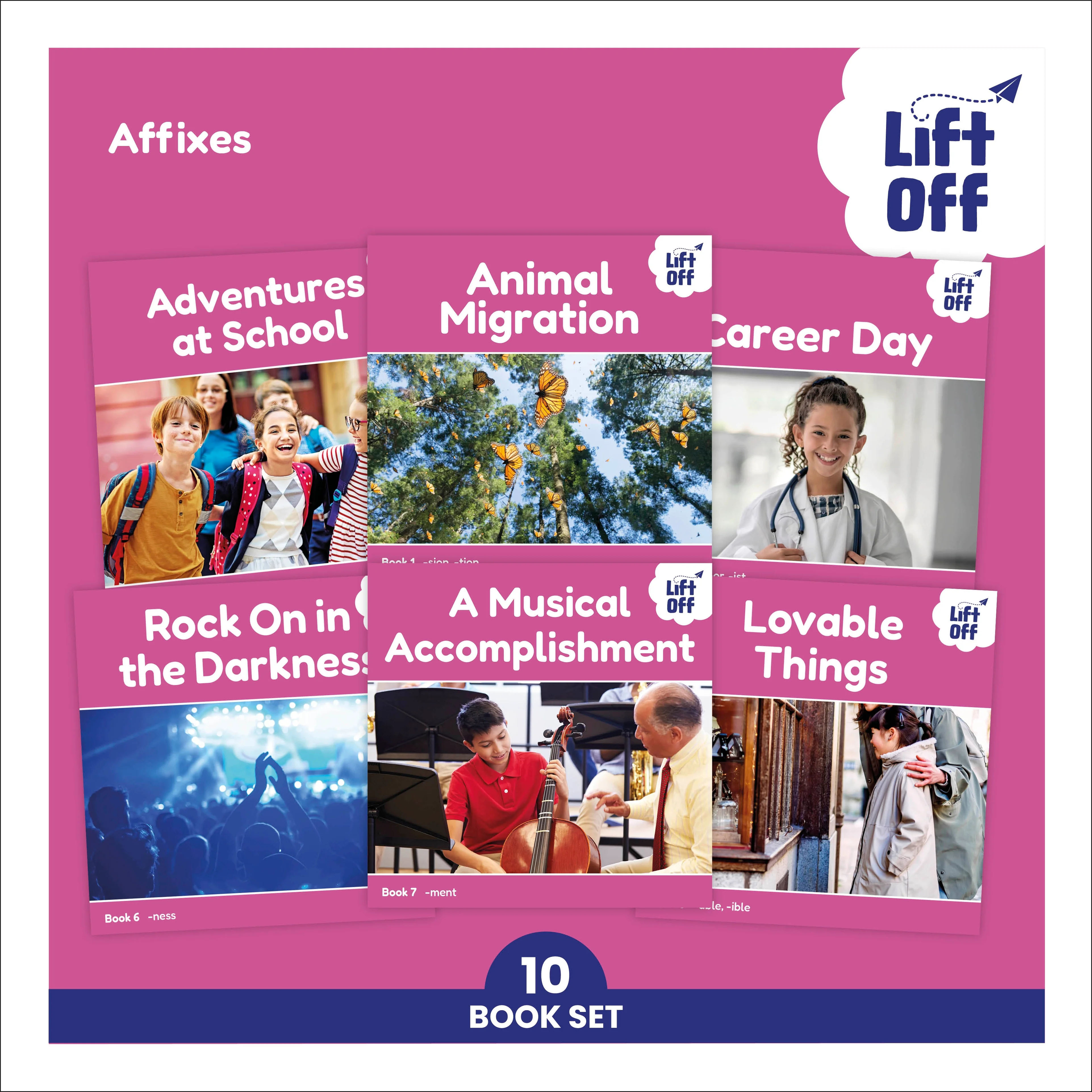 Phonic Books Lift Off Readers Affixes - Image 2