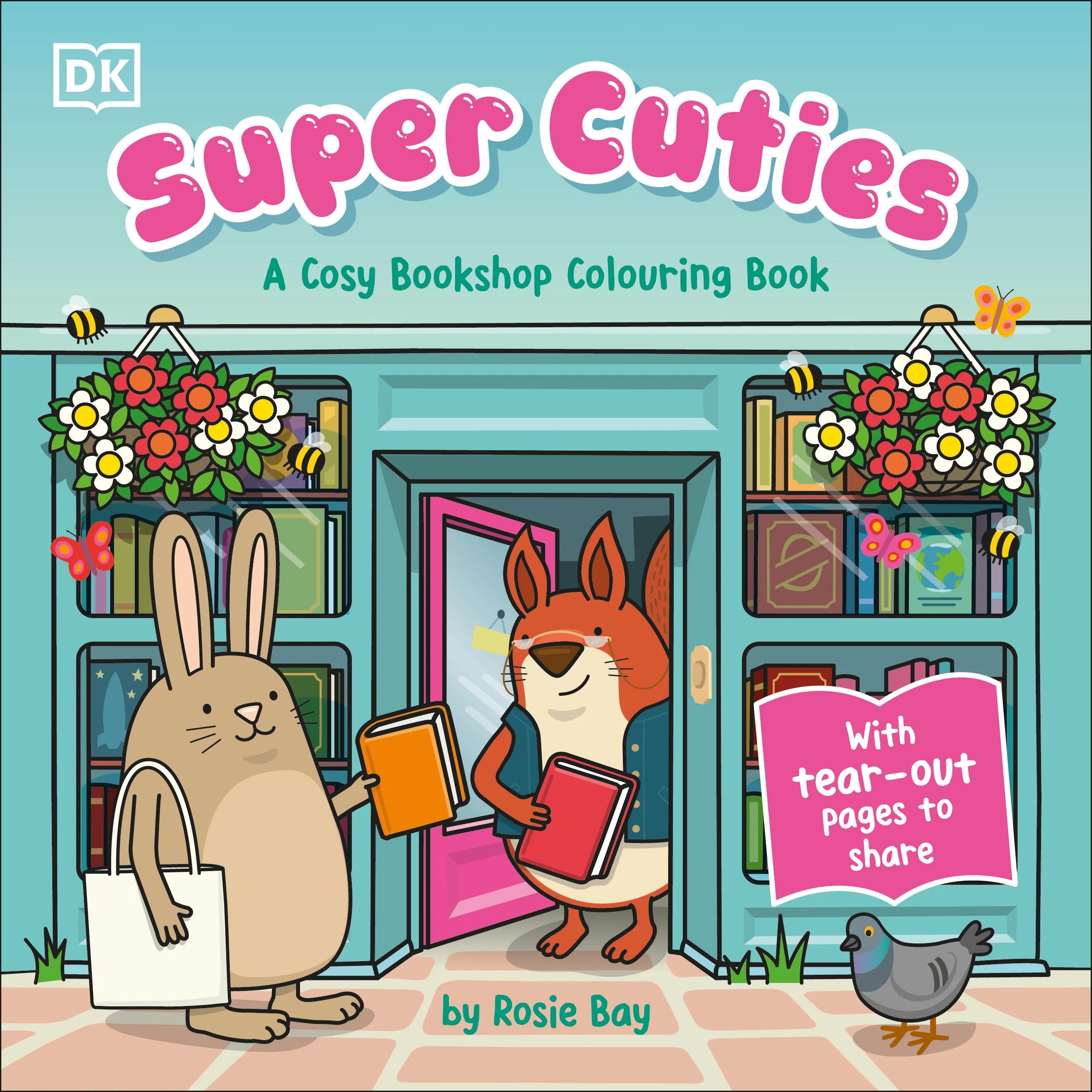 Super Cuties A Cosy Bookshop Colouring Book - Image 2