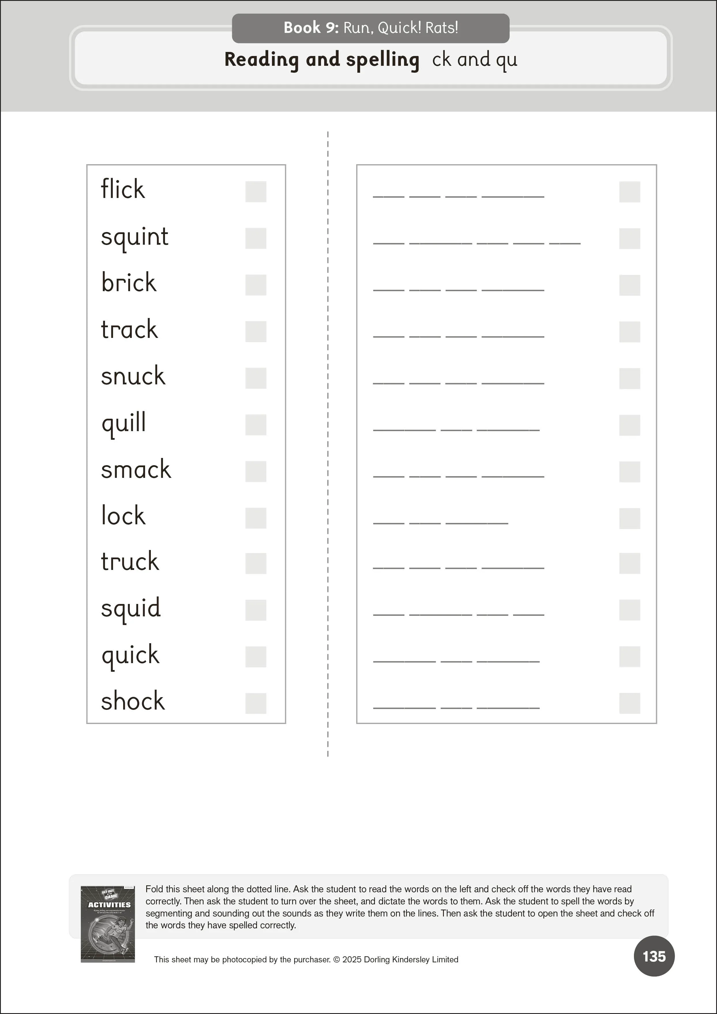 Phonic Books Get Out of the Game Activities - Image 6
