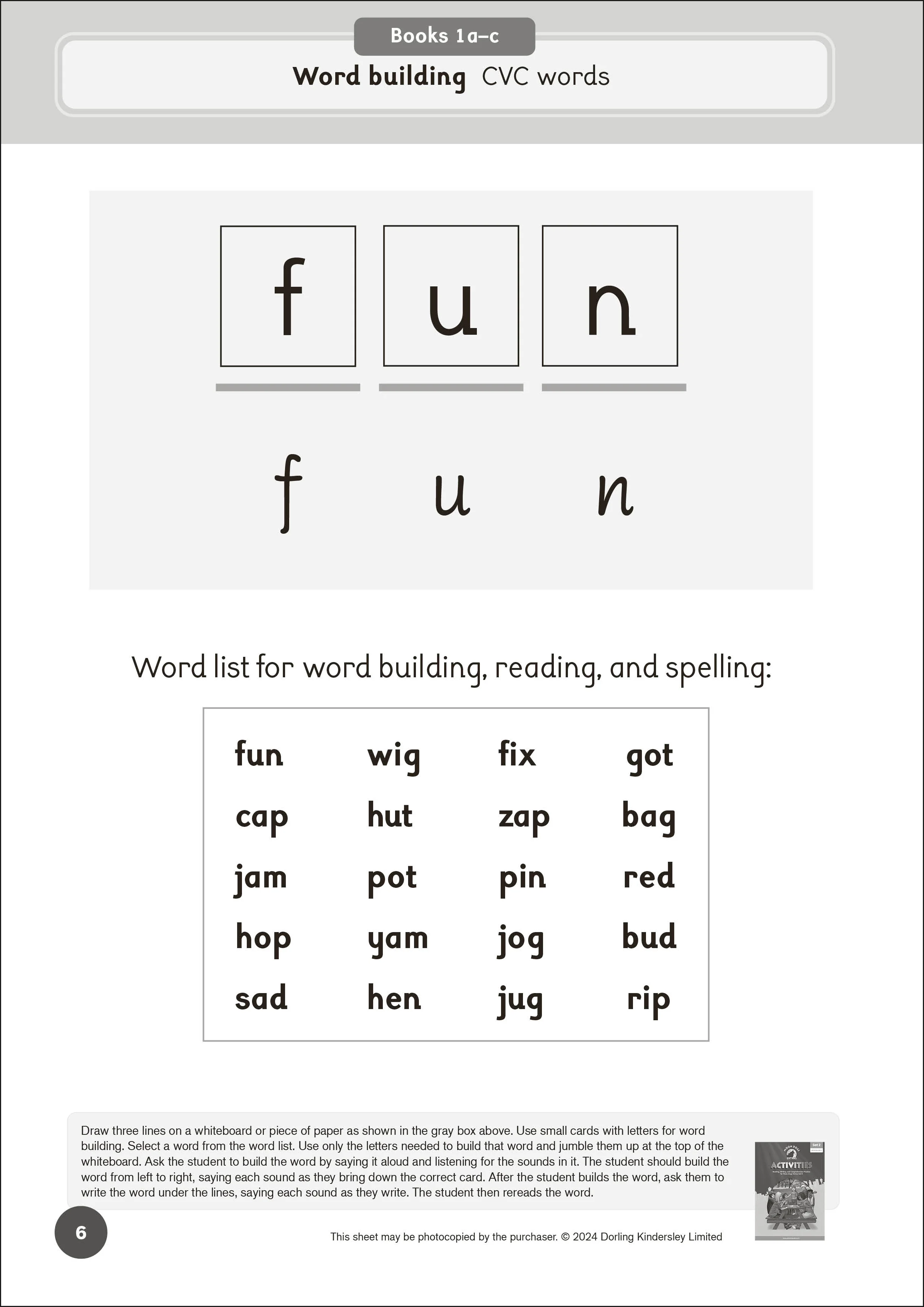 Phonic Books Moon Dogs Extras Set 2 Activities - Image 2
