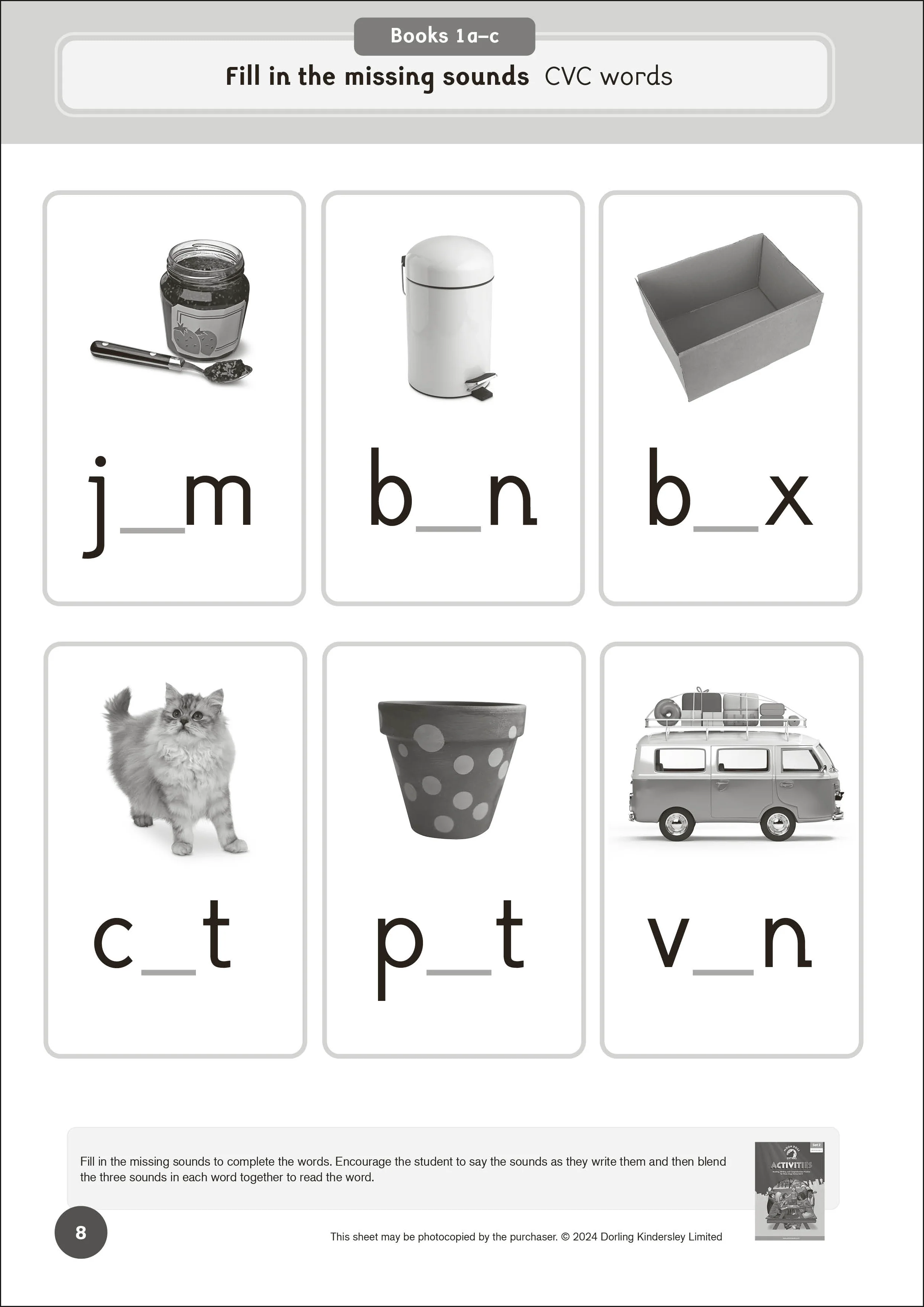 Phonic Books Moon Dogs Extras Set 2 Activities - Image 3