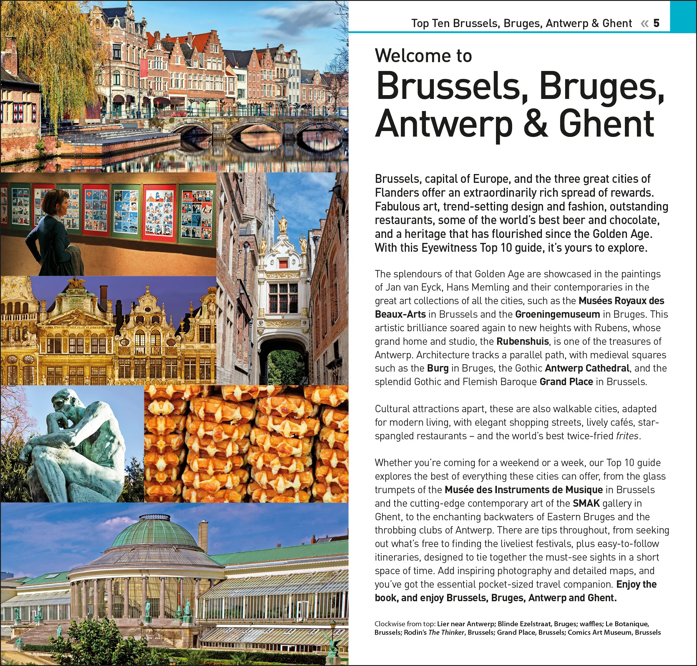 DK Top 10 Brussels, Bruges, Antwerp and Ghent - Image 2
