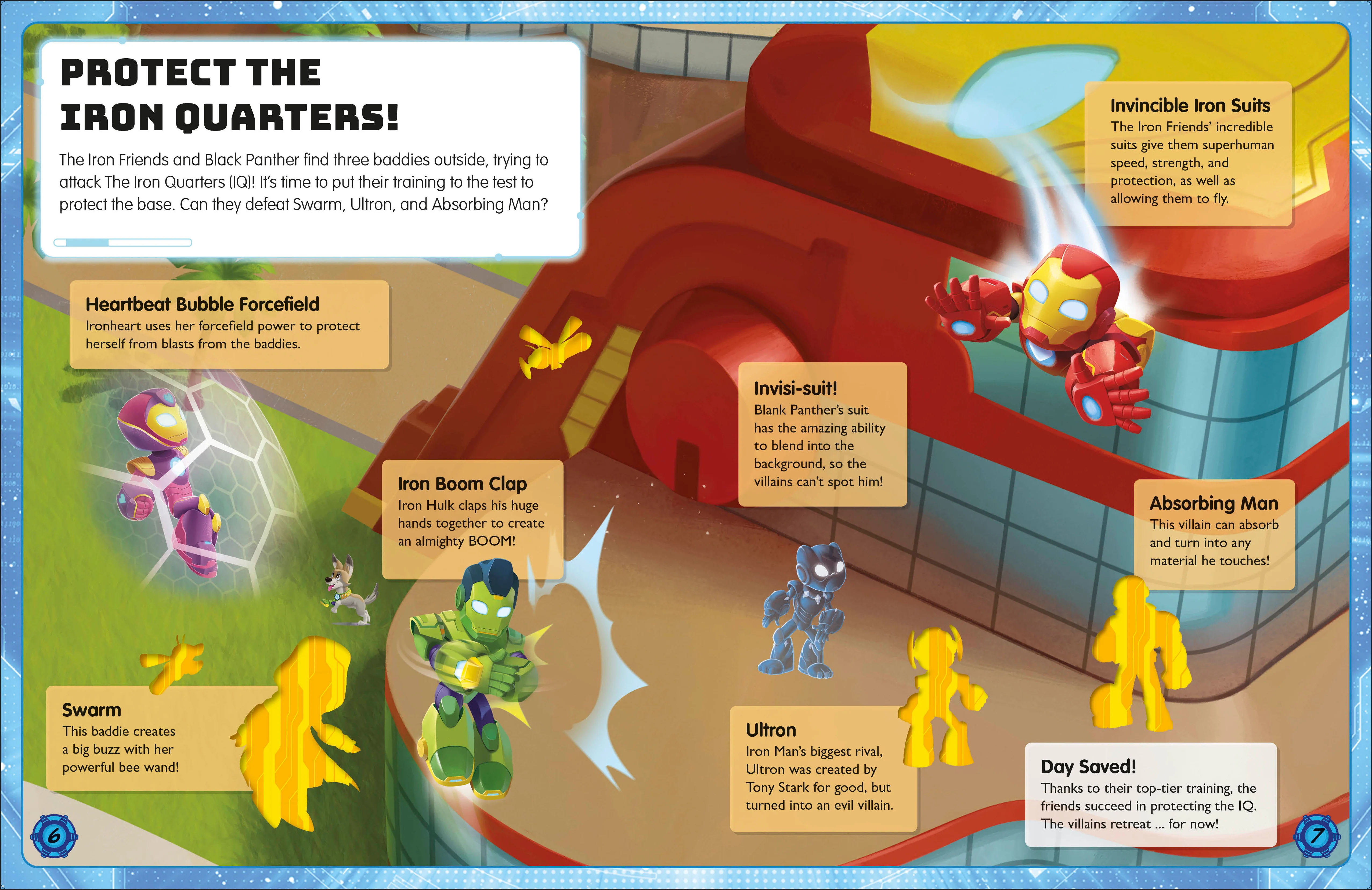 Marvel Iron Man and his Awesome Friends Ultimate Sticker Book - Image 4