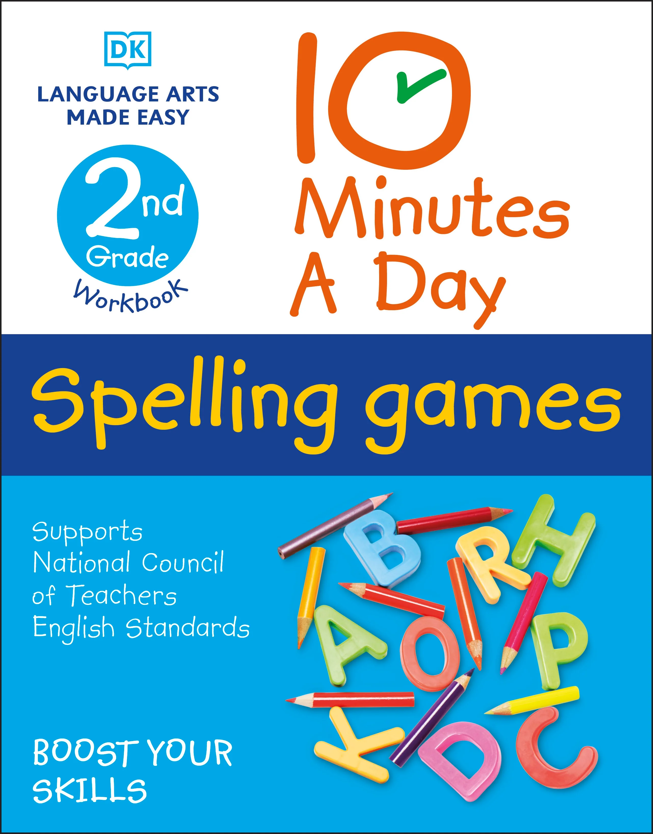 10 Minutes a Day Spelling Games, 2nd Grade