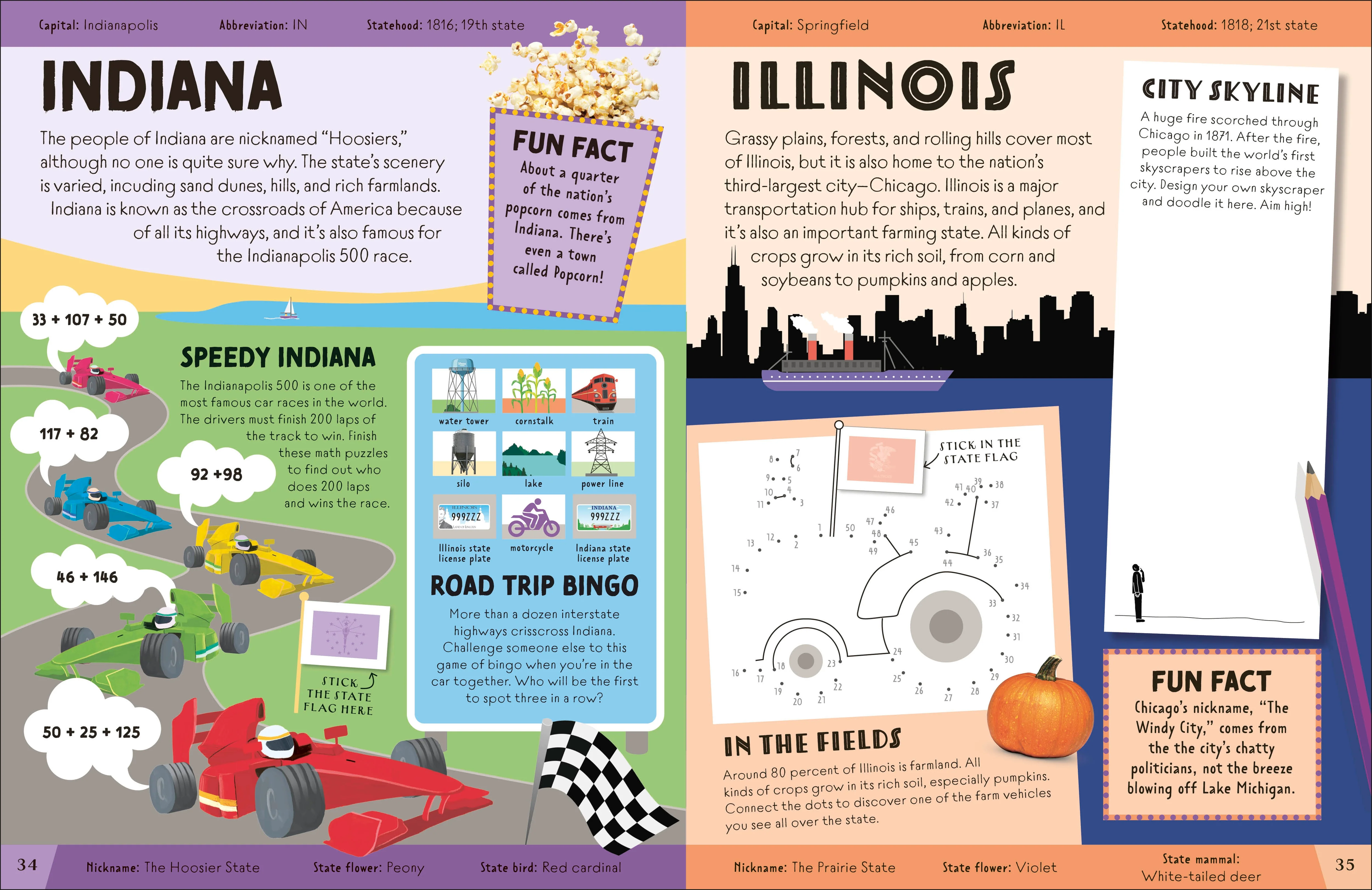 50 States Activity Book - Image 3