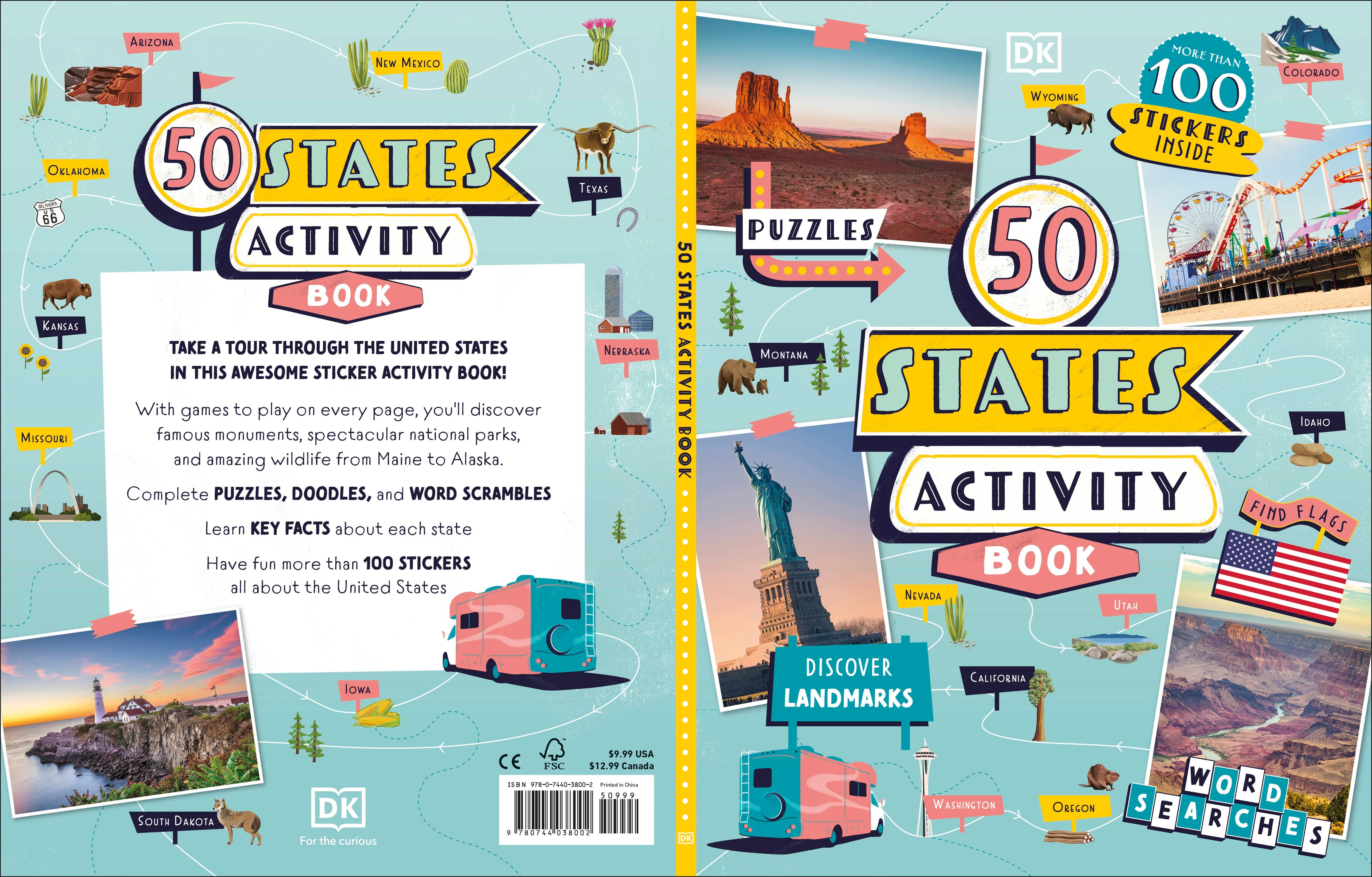 50 States Activity Book - Image 4