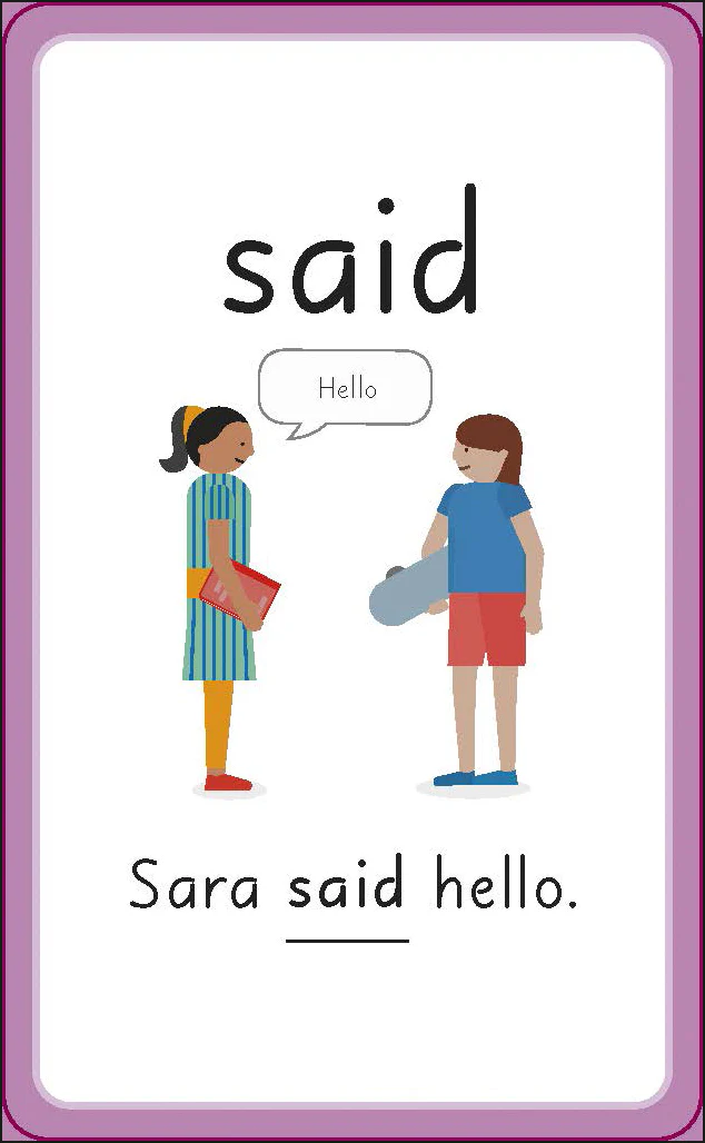English for Everyone Junior Sight Words Flashcards - Image 7