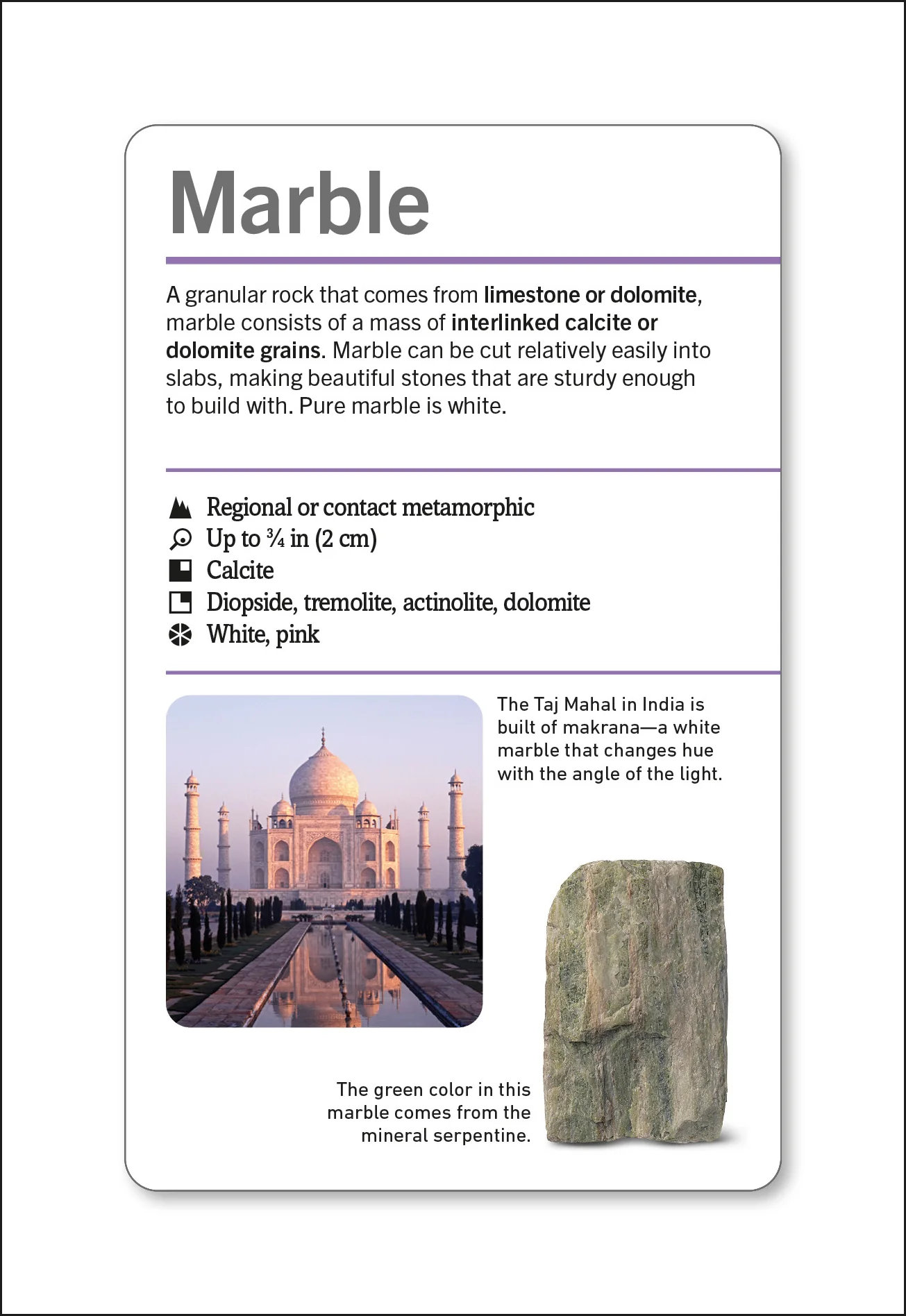 Our World in Pictures Rocks & Minerals Flash Cards - Image 5