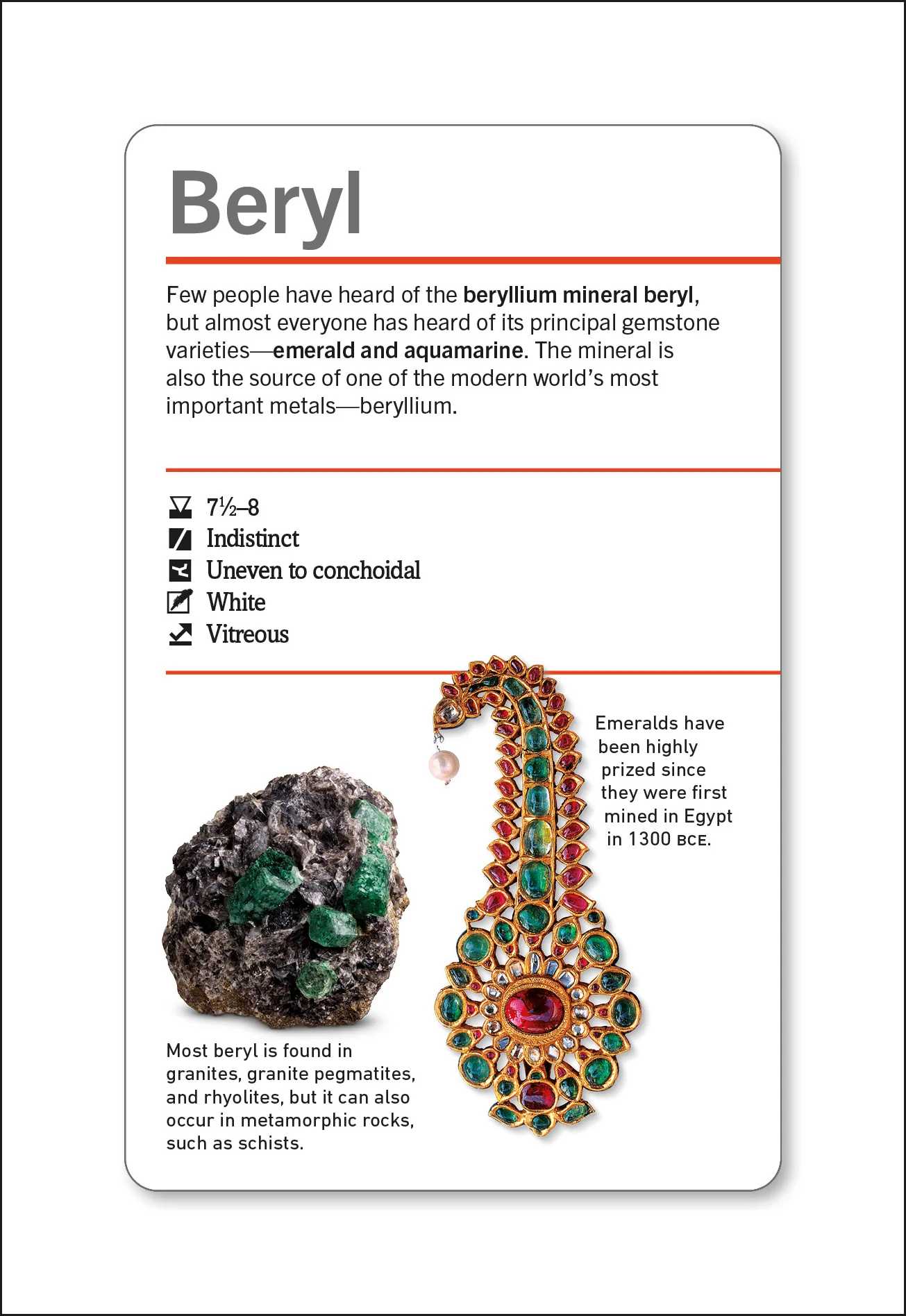 Our World in Pictures Rocks & Minerals Flash Cards - Image 7