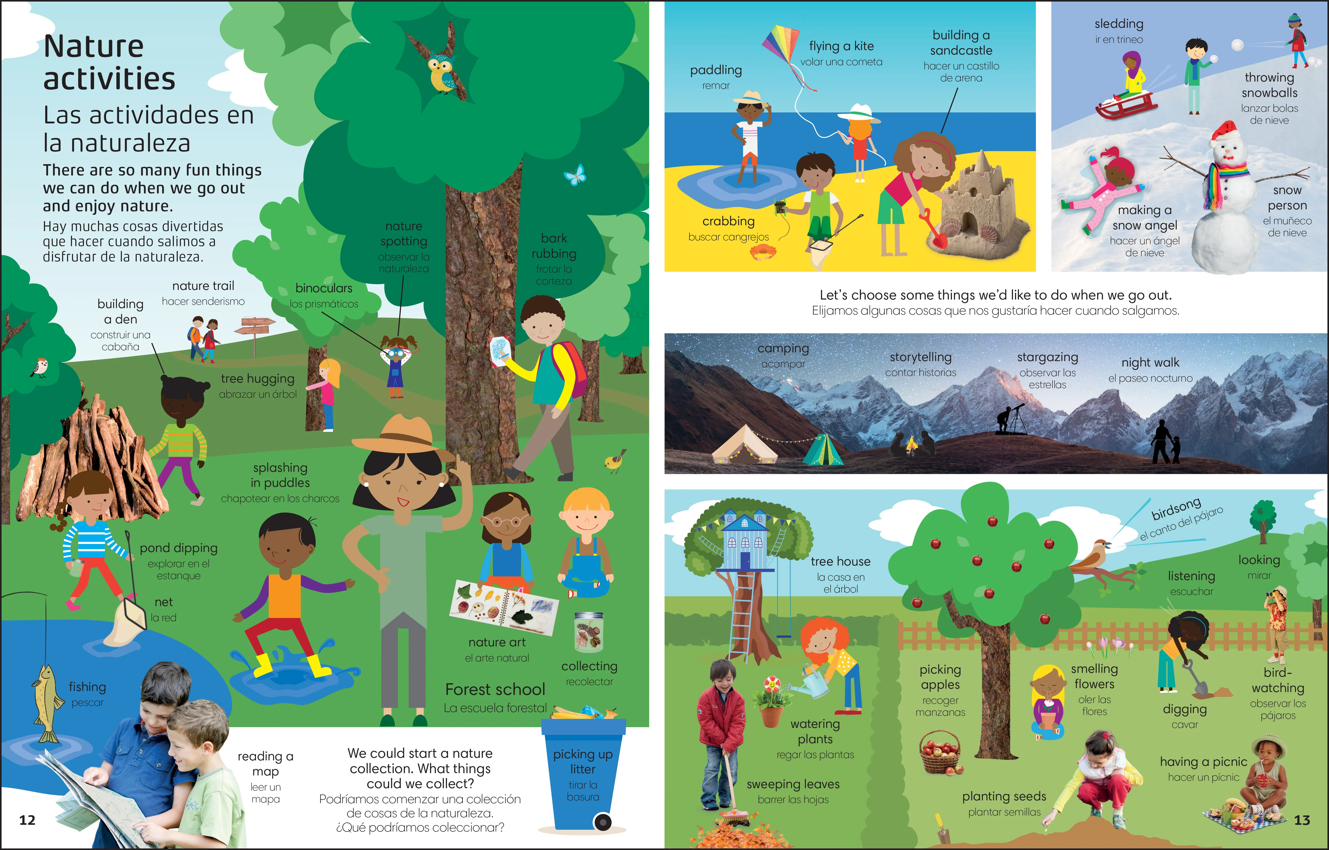 1000 Bilingual words Nature English-Spanish/1000 Palabras bilingues Naturaleza ingles espanol - Image 3