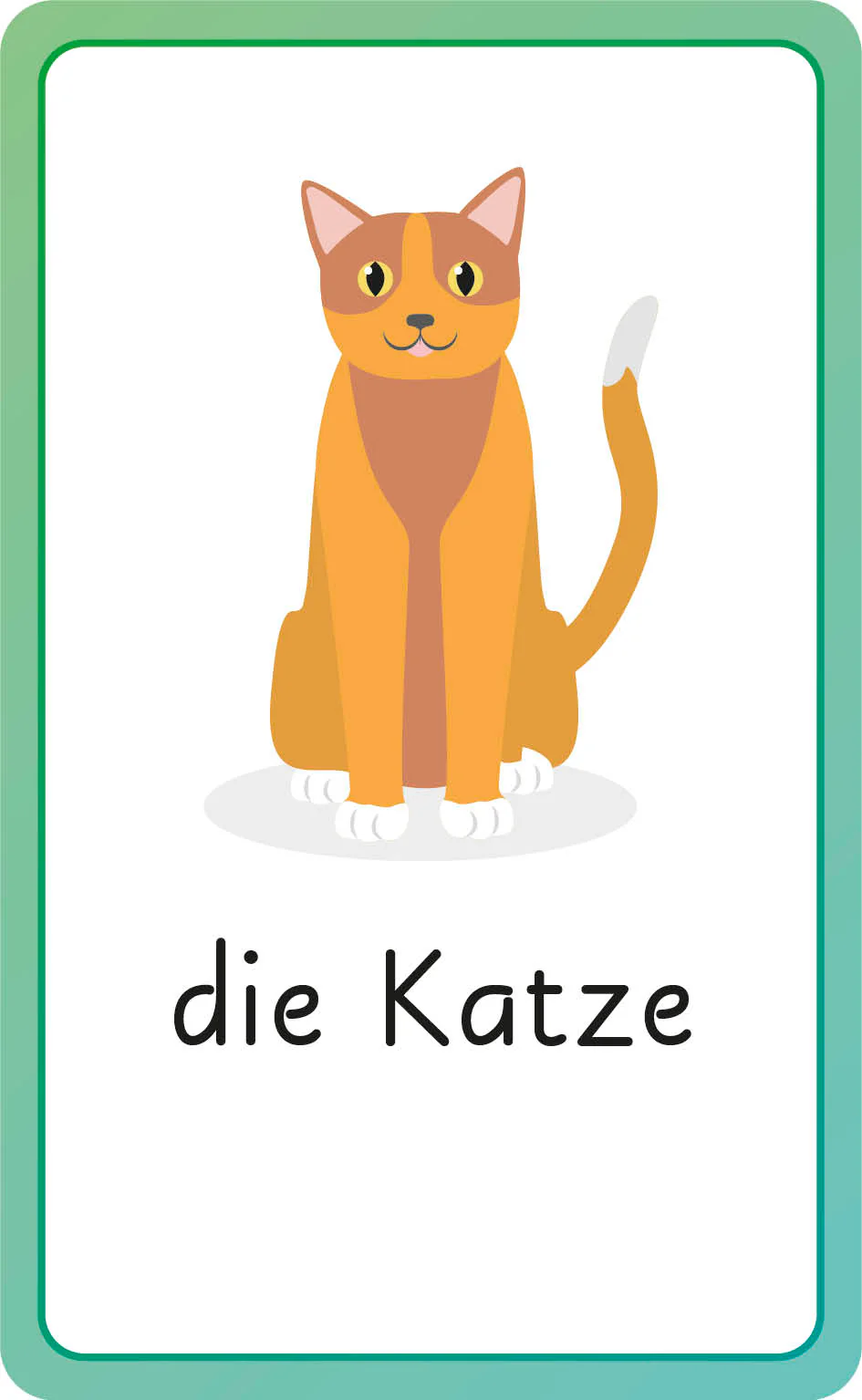 German for Everyone Junior First Words Flash Cards - Image 2