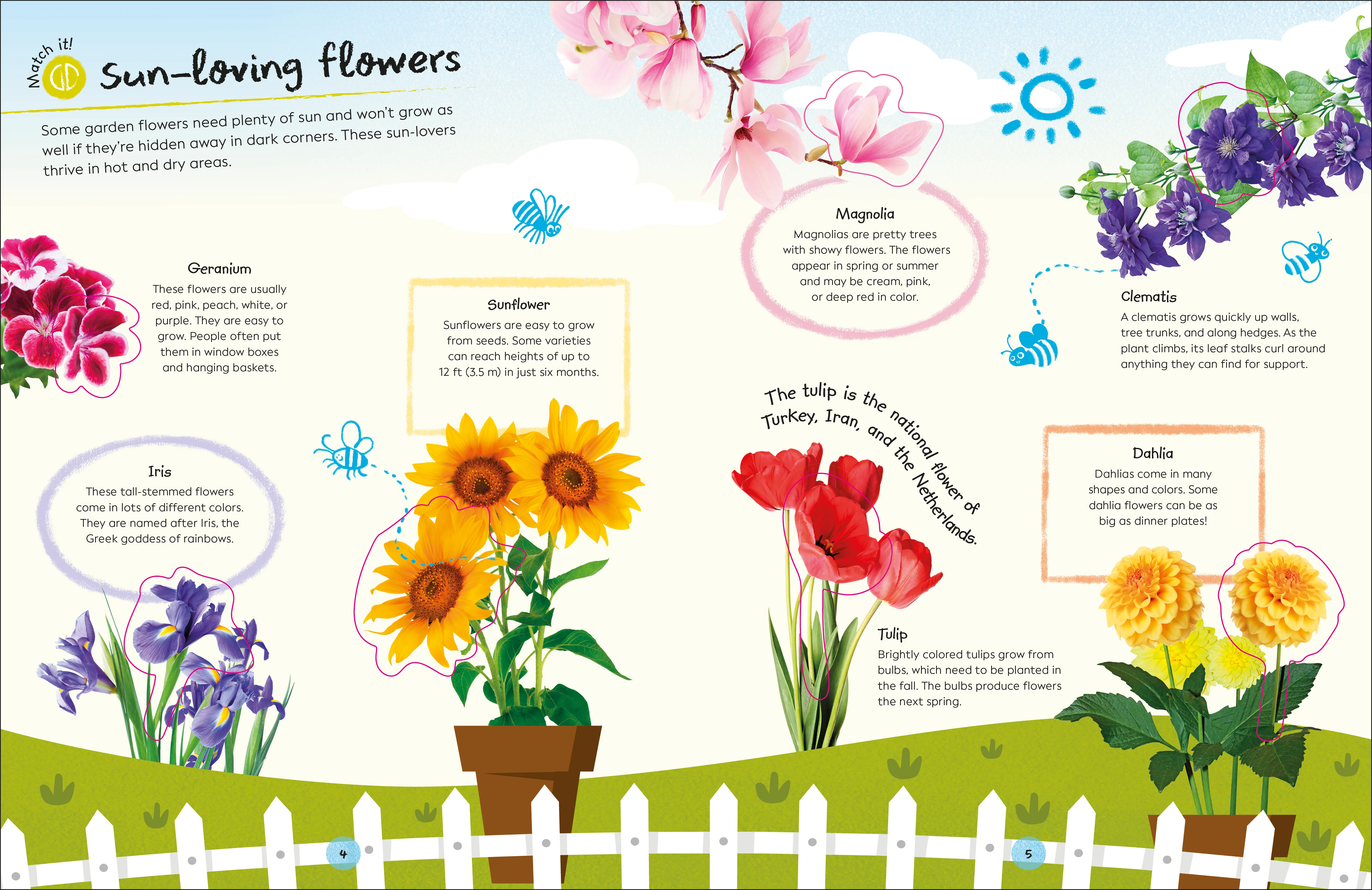 Ultimate Sticker Book Garden Flowers - Image 2