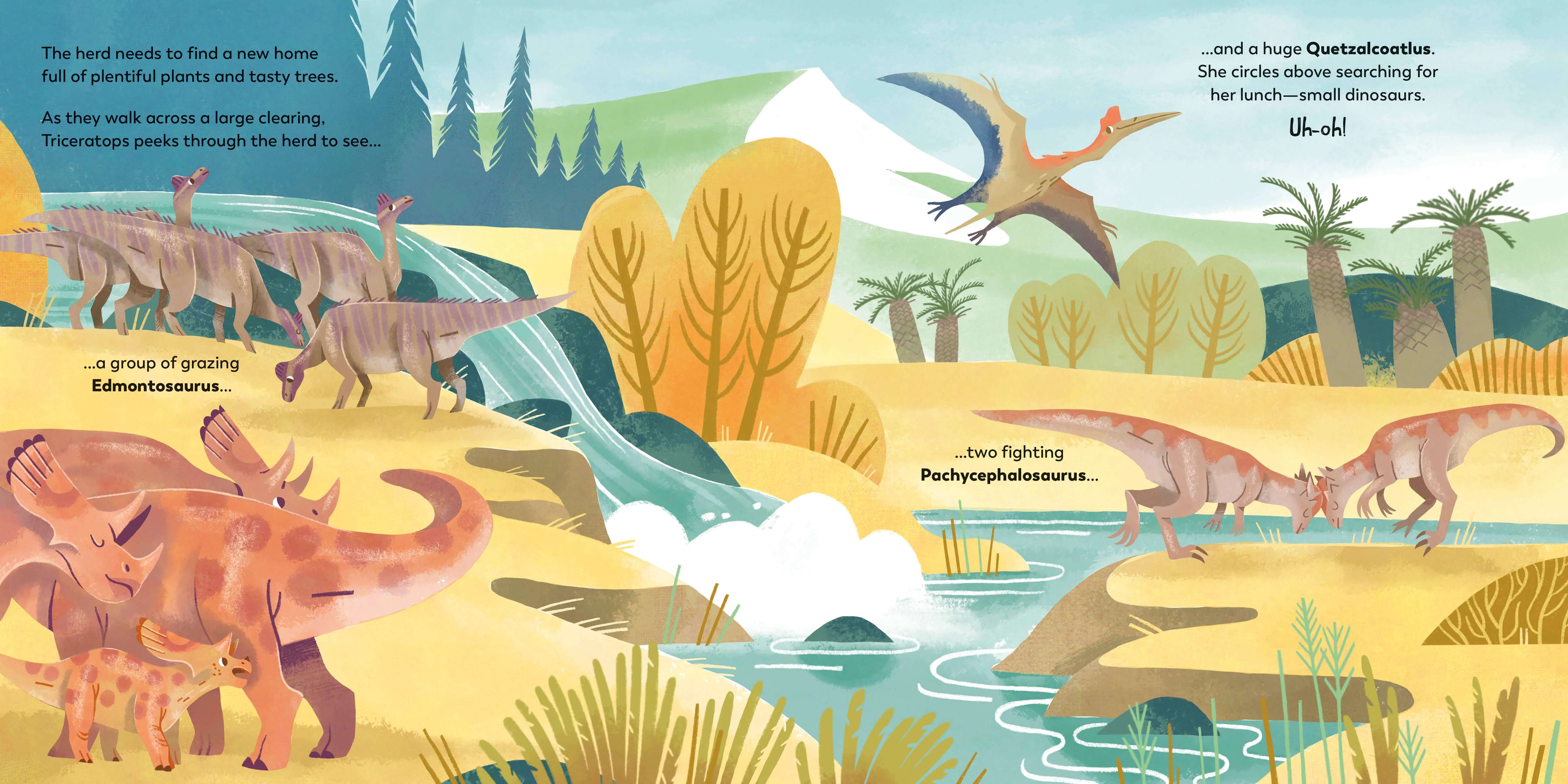 A Dinosaur's Day: Triceratops Follows Its Herd - Image 2