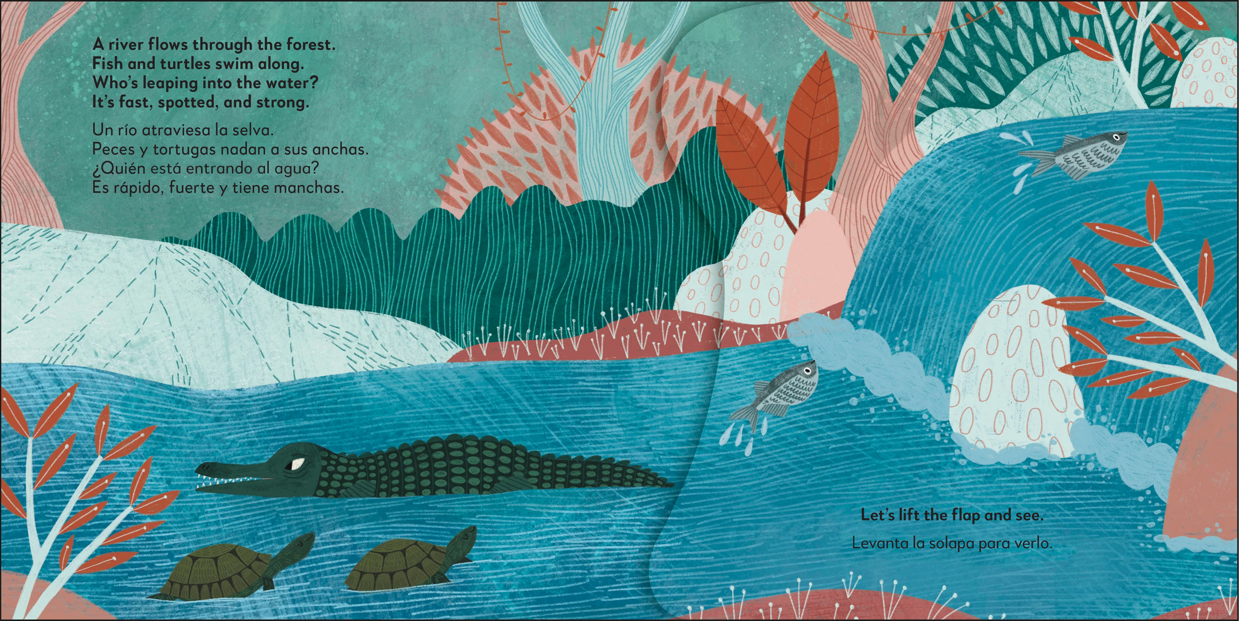 Bilingual Pop-Up Peekaboo! Rainforest - La selva - Image 2