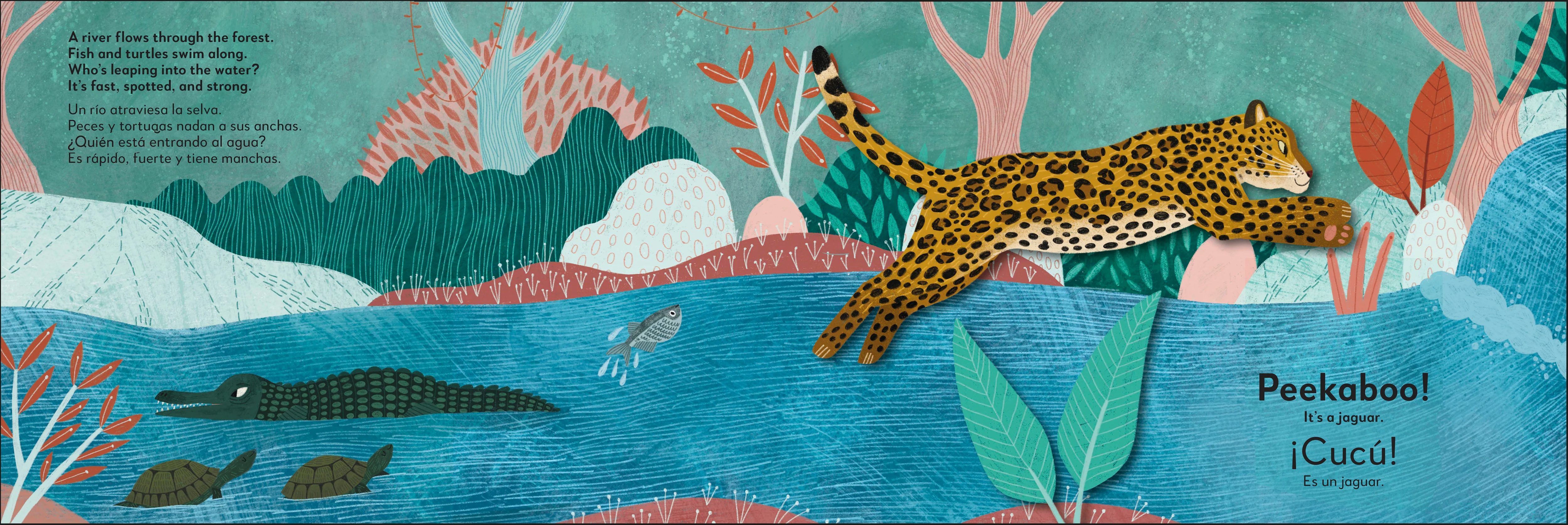 Bilingual Pop-Up Peekaboo! Rainforest - La selva - Image 3