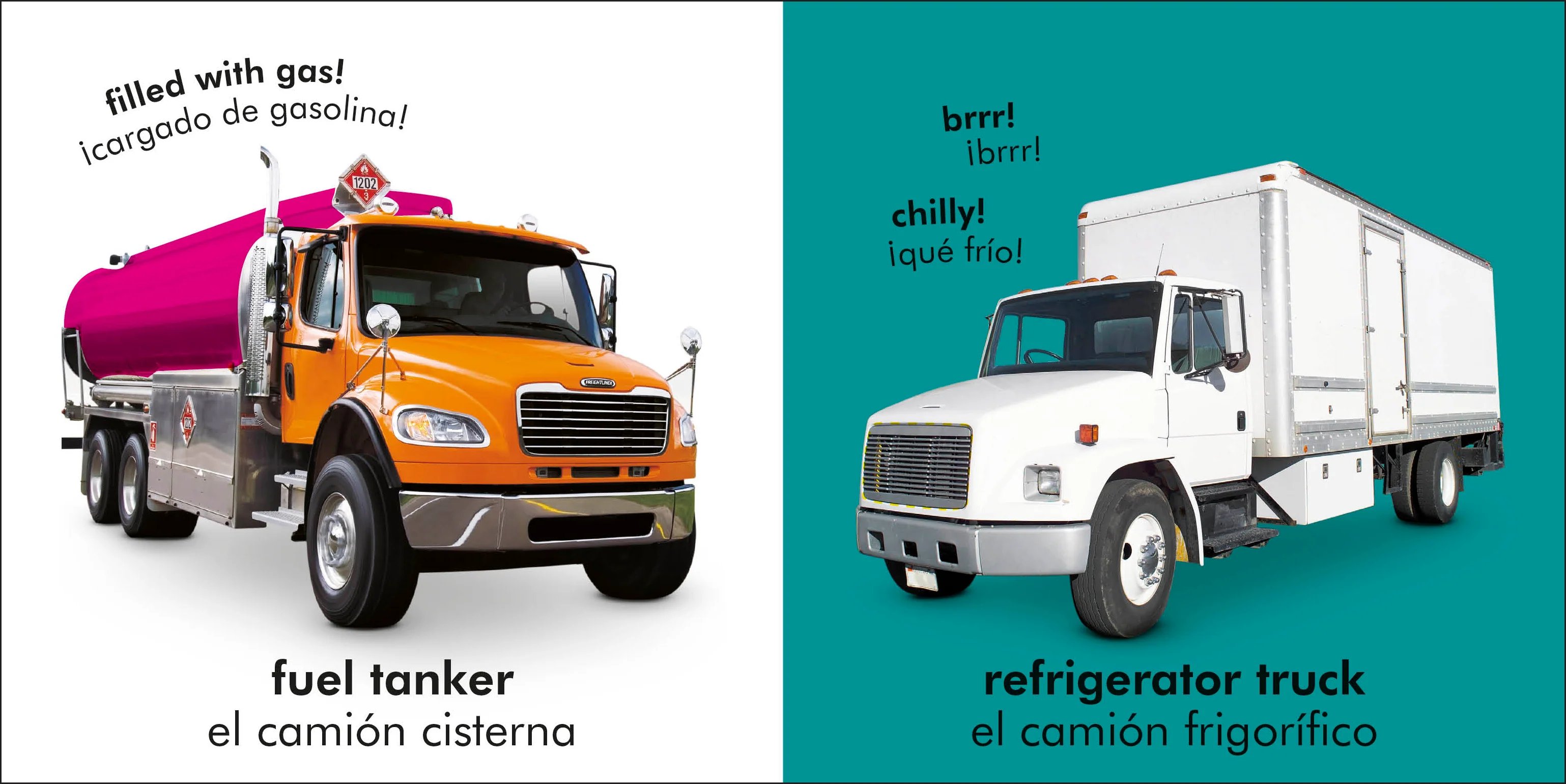 Bilingual Baby Touch and Feel Truck - Los camiones - Image 5