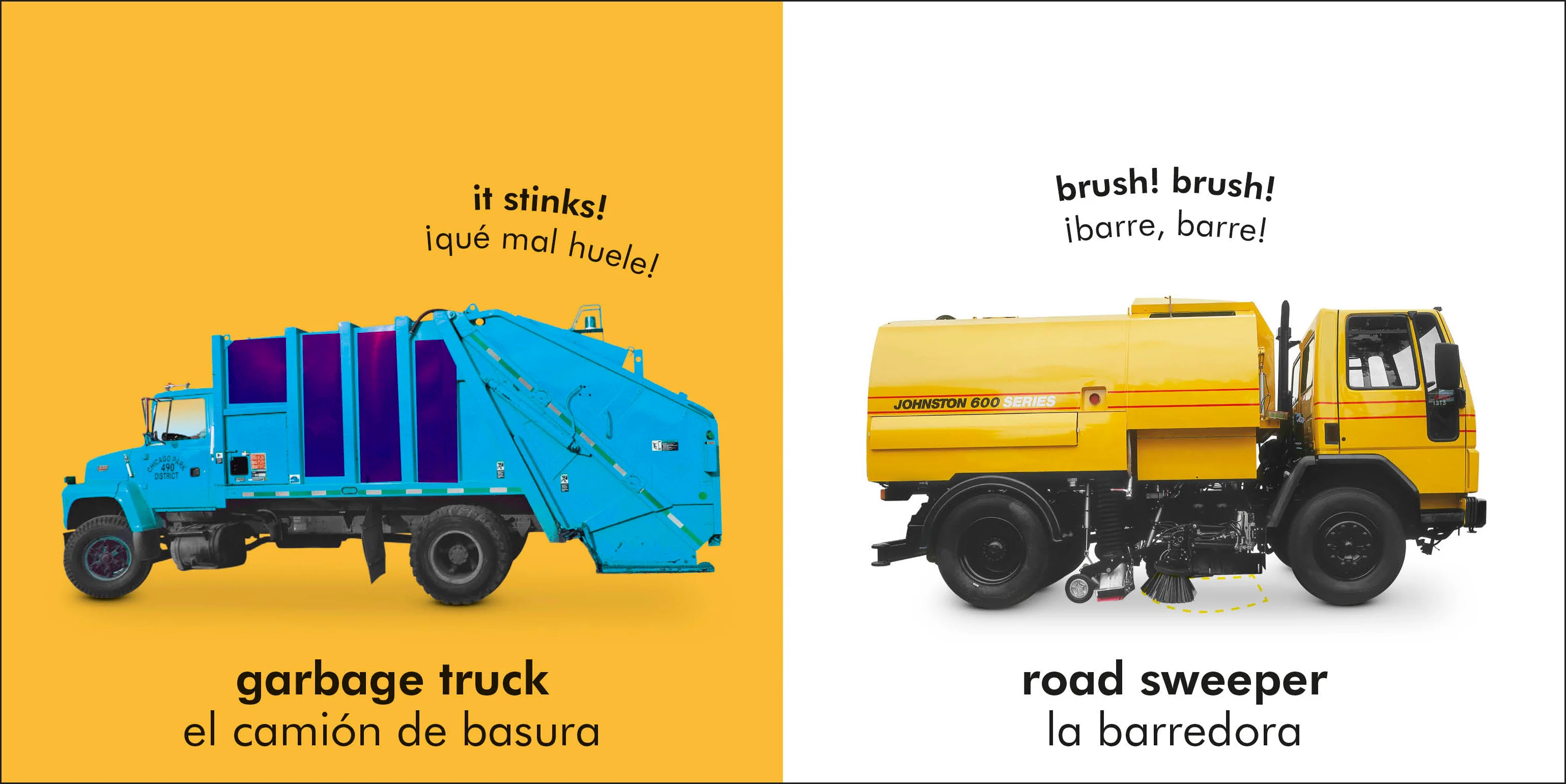 Bilingual Baby Touch and Feel Truck - Los camiones - Image 6