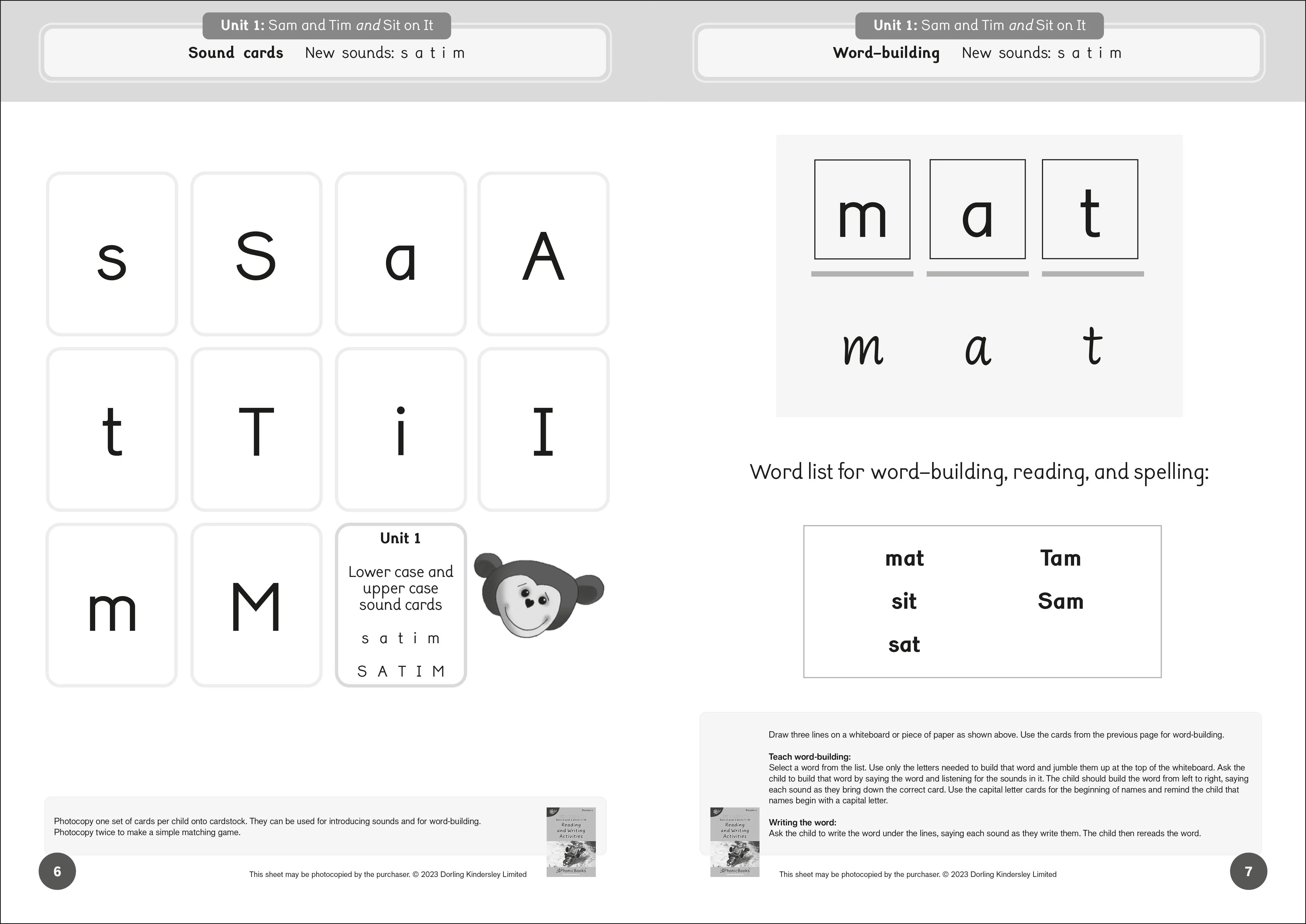 Phonic Books Dandelion Readers Reading and Writing Activities Set 2 Units 1-10 and Set 3 Units 1-10 - Image 2