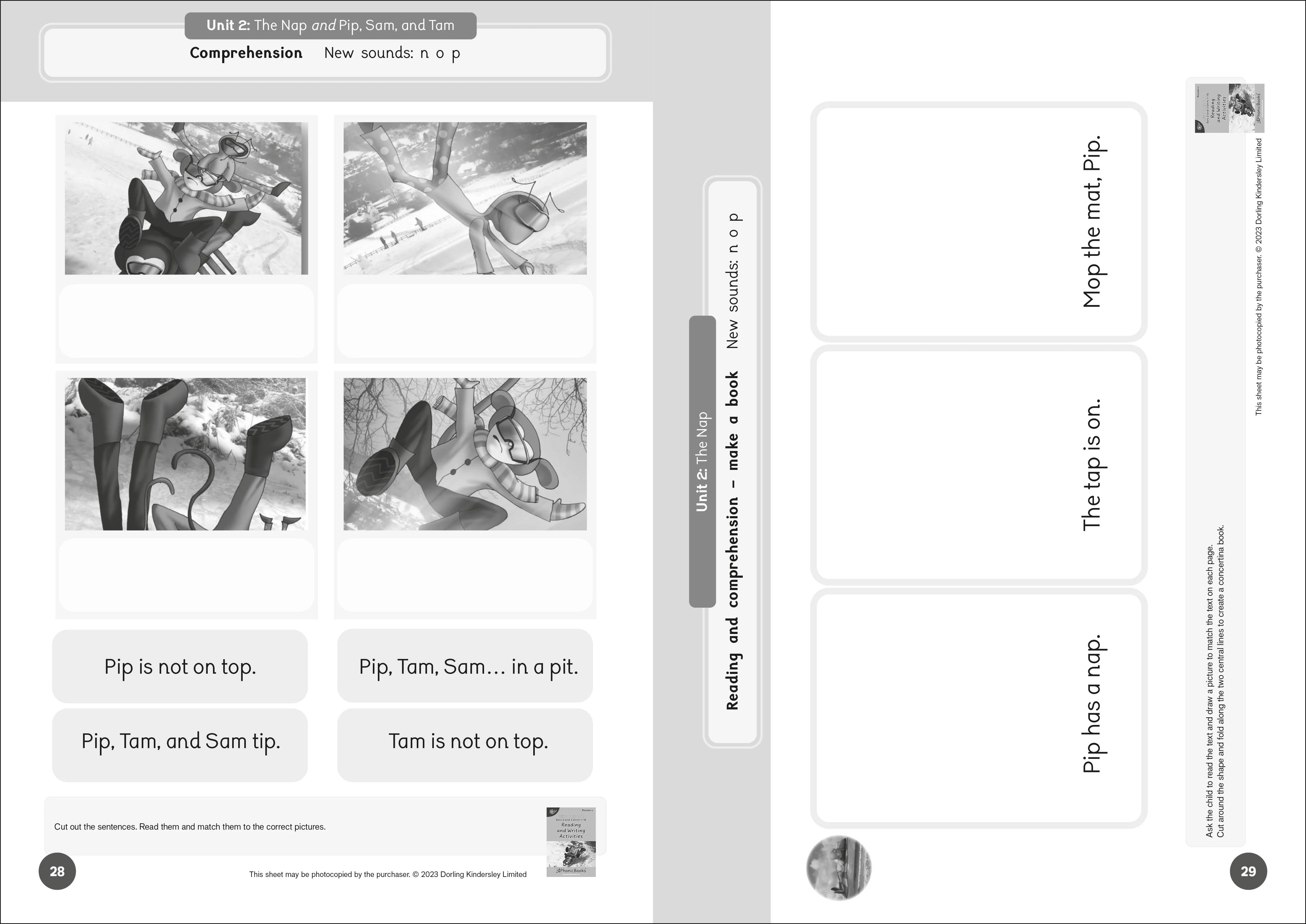 Phonic Books Dandelion Readers Reading and Writing Activities Set 2 Units 1-10 and Set 3 Units 1-10 - Image 5