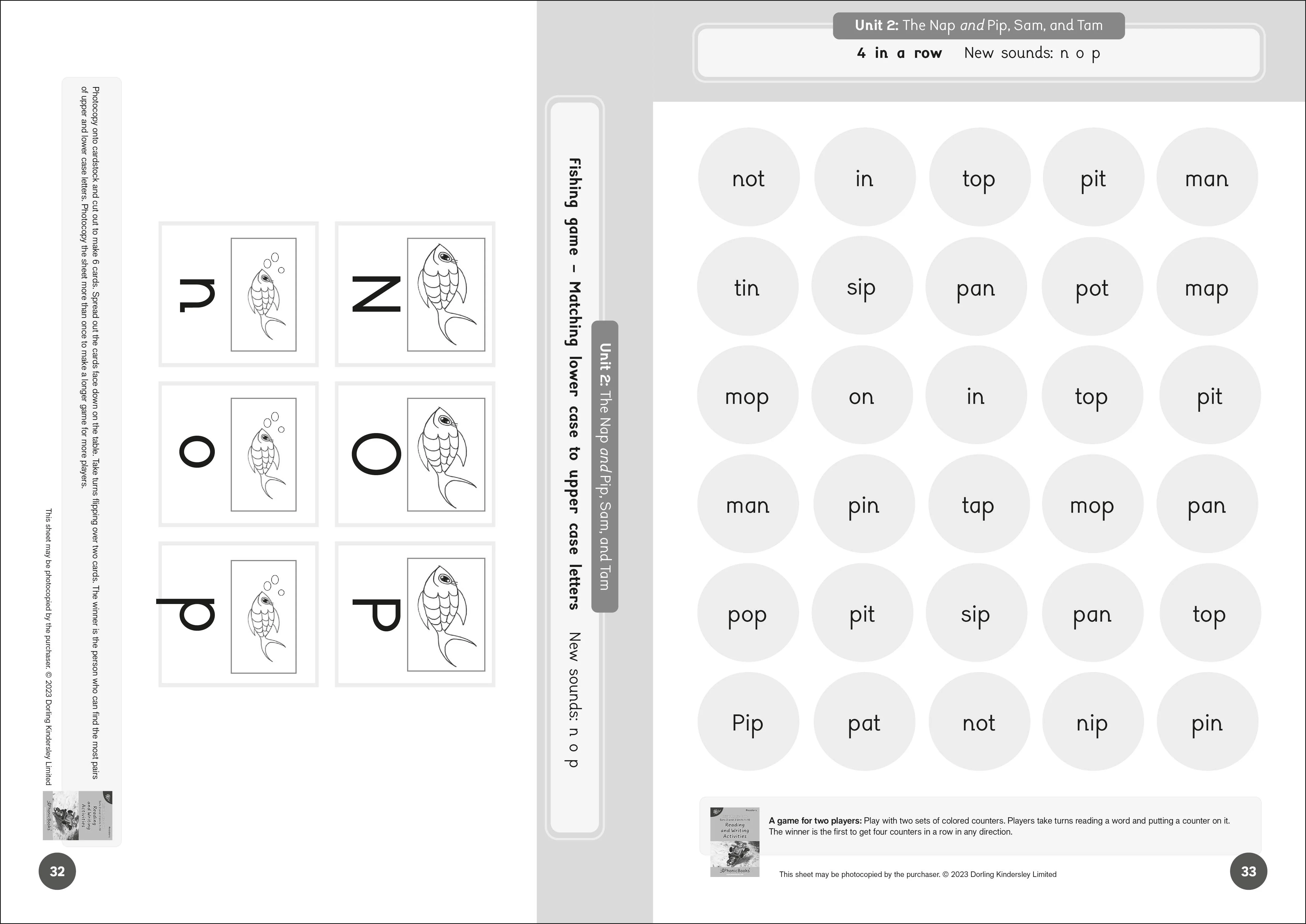 Phonic Books Dandelion Readers Reading and Writing Activities Set 2 Units 1-10 and Set 3 Units 1-10 - Image 6