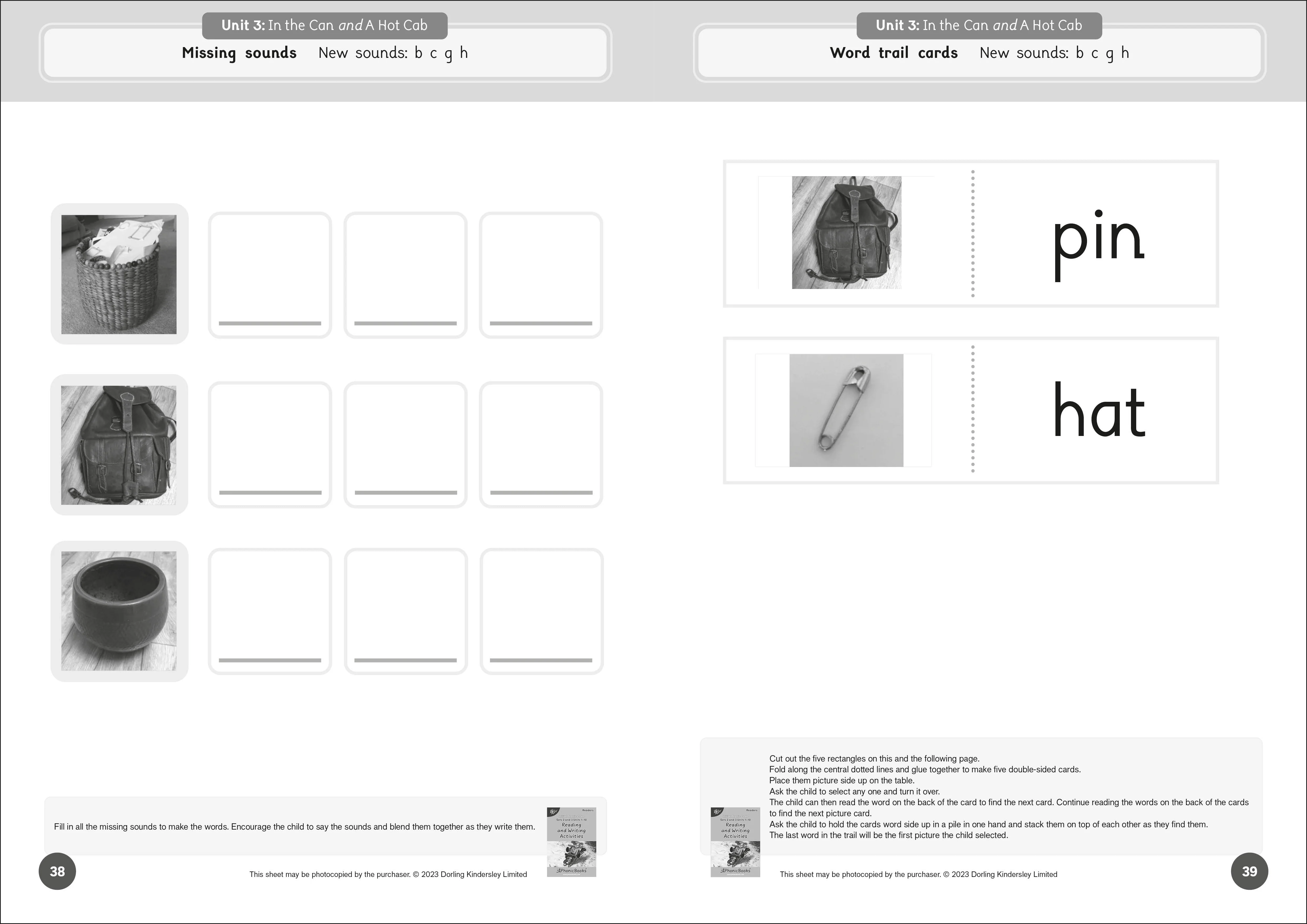 Phonic Books Dandelion Readers Reading and Writing Activities Set 2 Units 1-10 and Set 3 Units 1-10 - Image 7