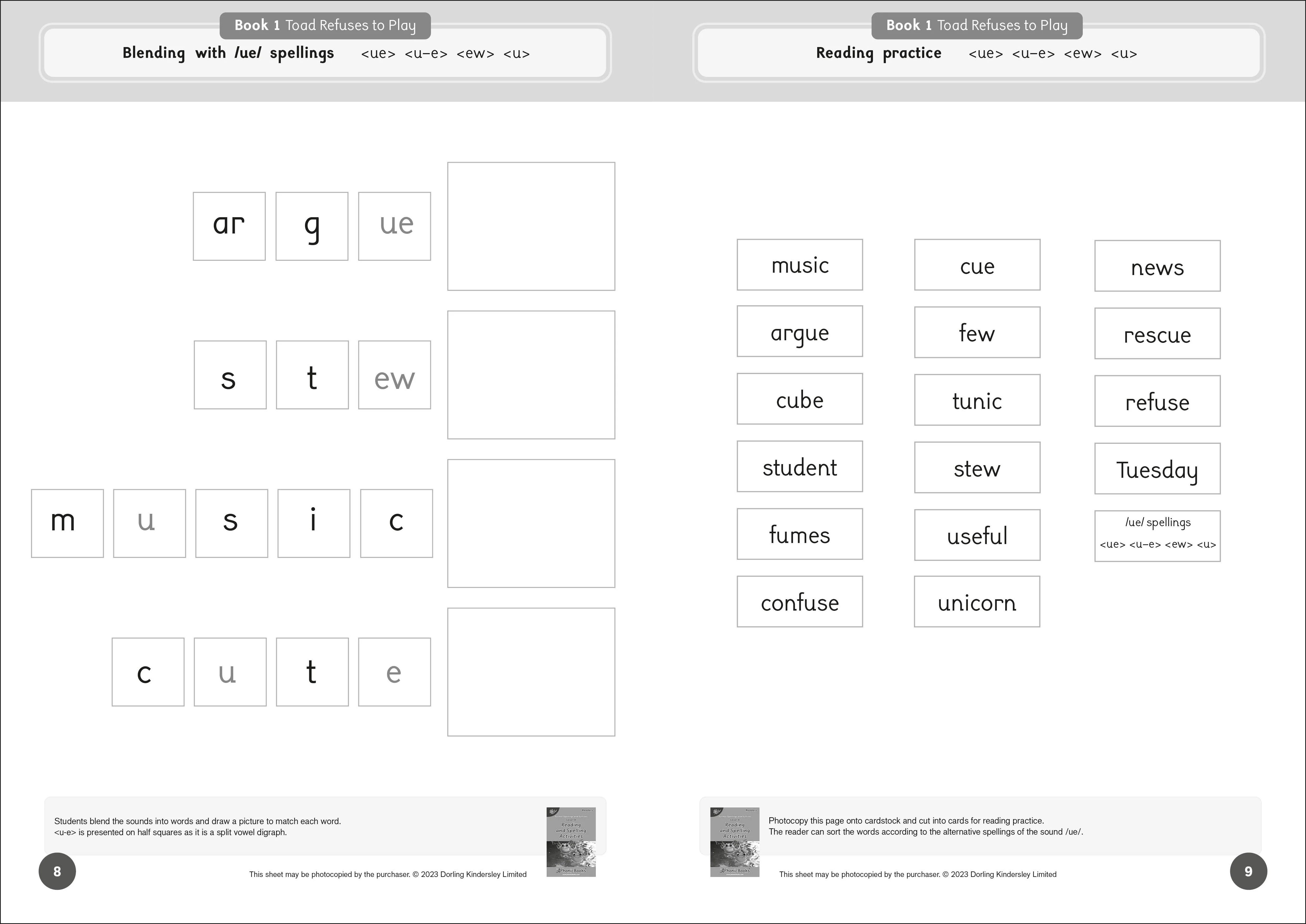 Phonic Books Dandelion Readers Reading and Spelling Activities Further Spellings and Suffixes Level 4 - Image 2