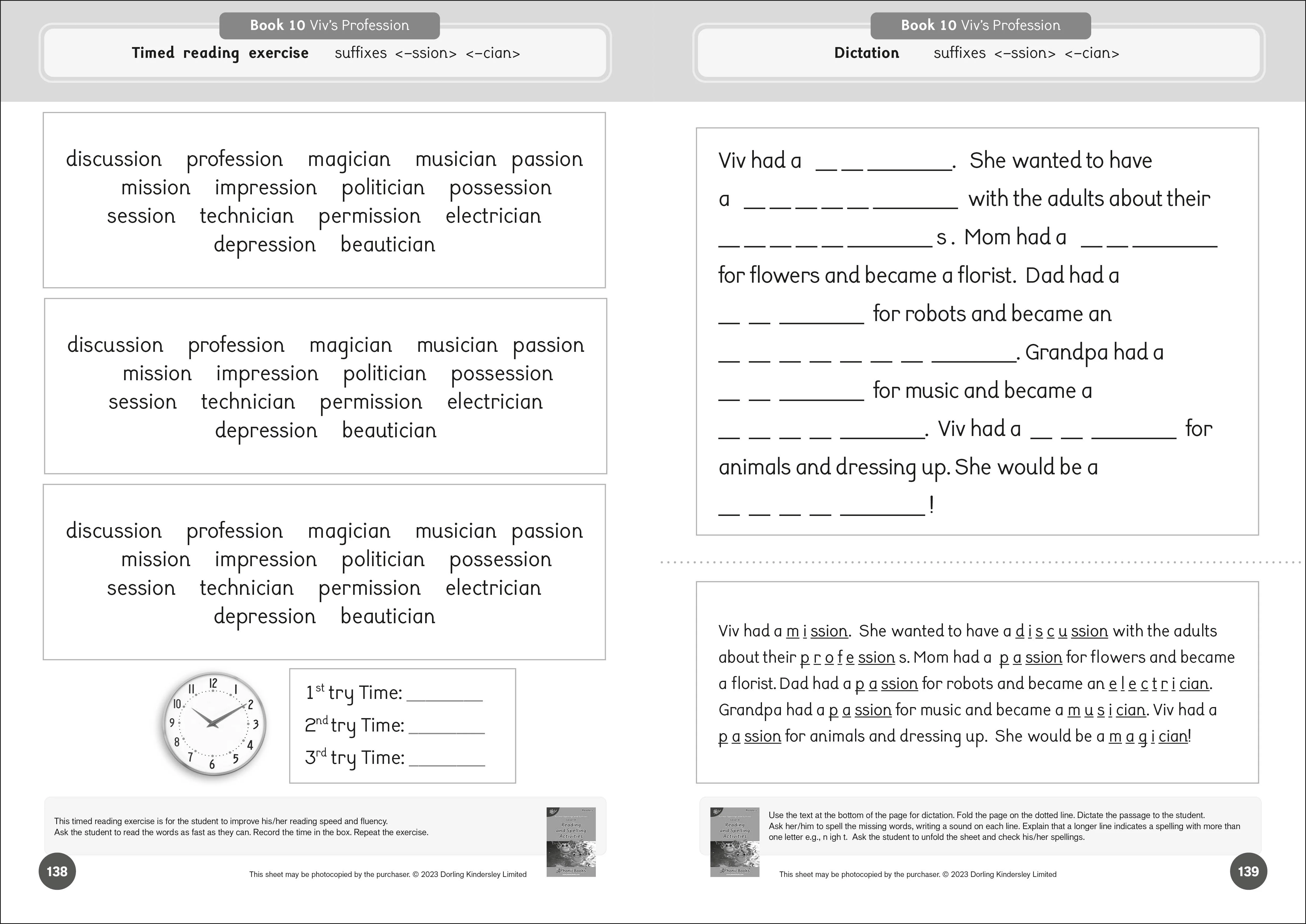 Phonic Books Dandelion Readers Reading and Spelling Activities Further Spellings and Suffixes Level 4 - Image 5