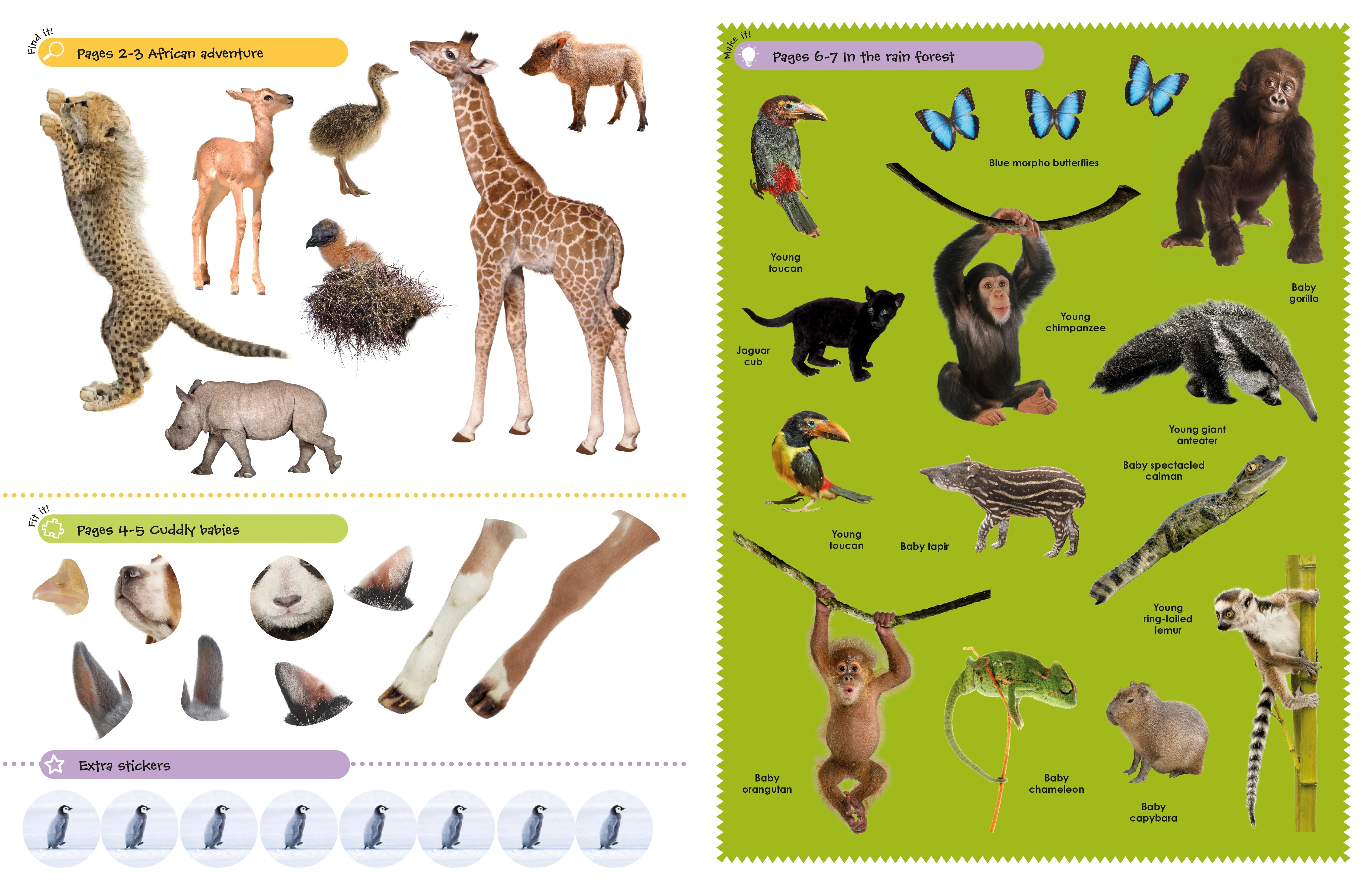 Ultimate Sticker Book: Baby Animals - Image 5
