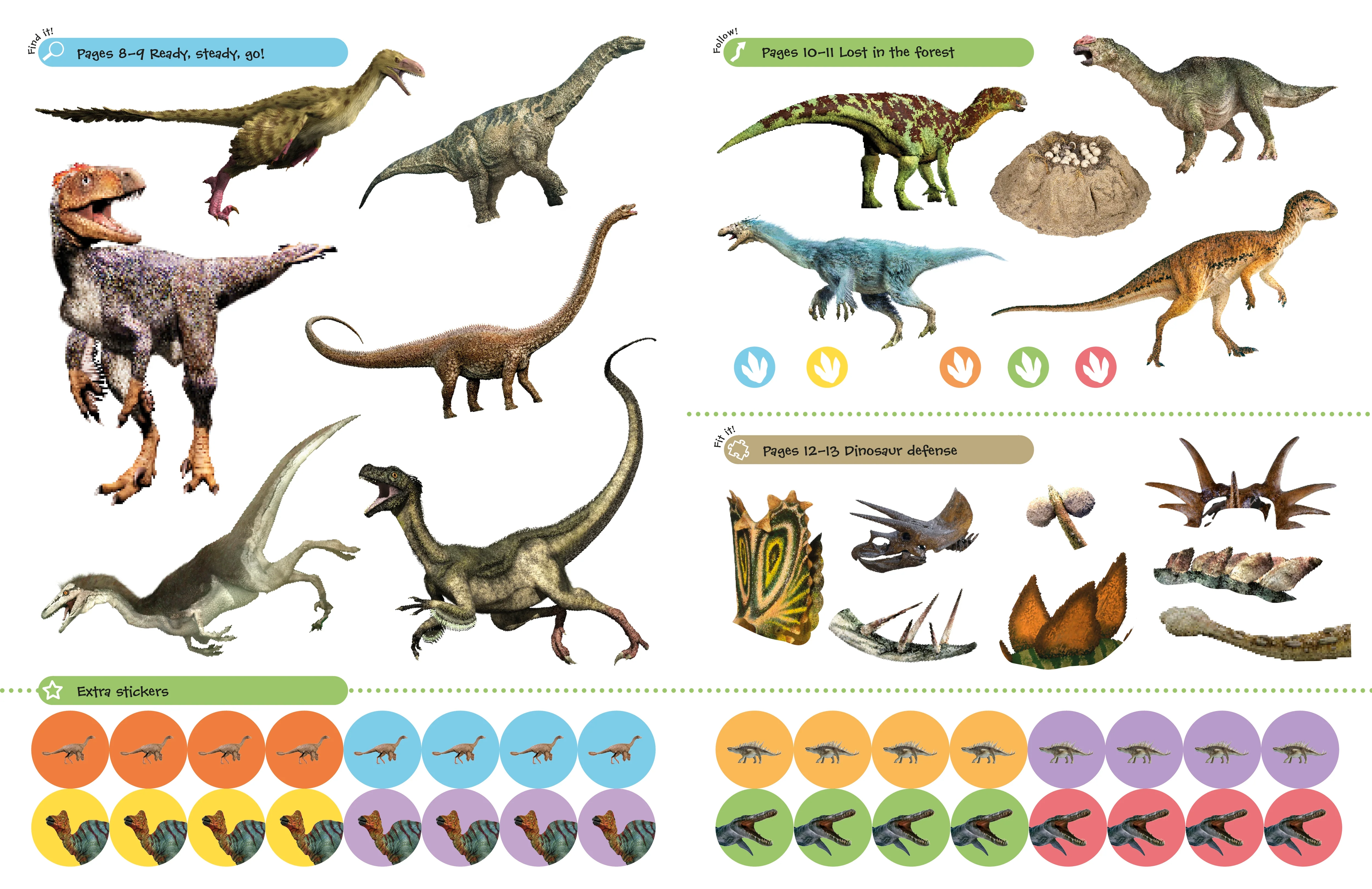 Ultimate Sticker Book: Dinosaurs - Image 5