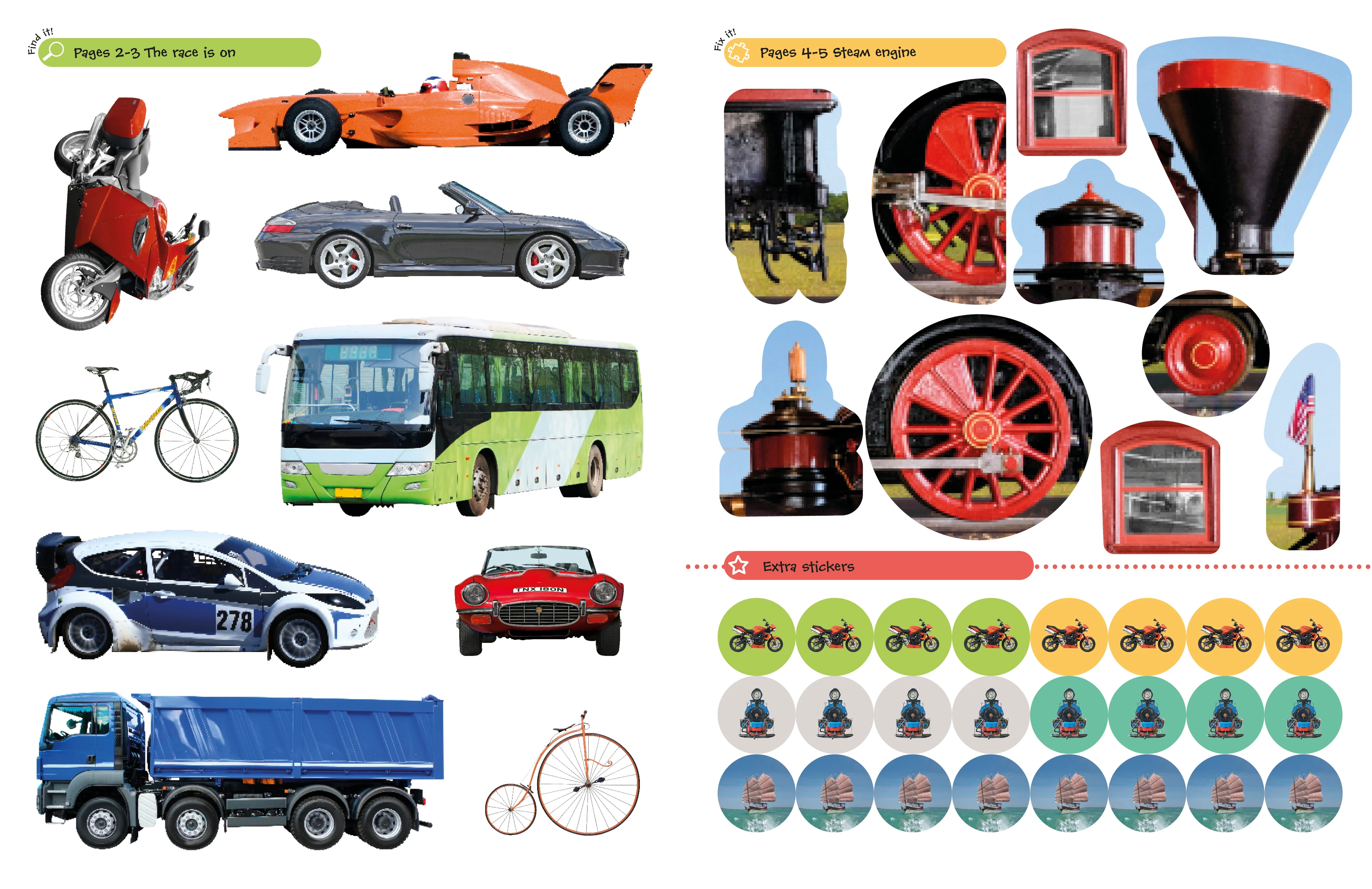 Ultimate Sticker Book: Things That Go - Image 5