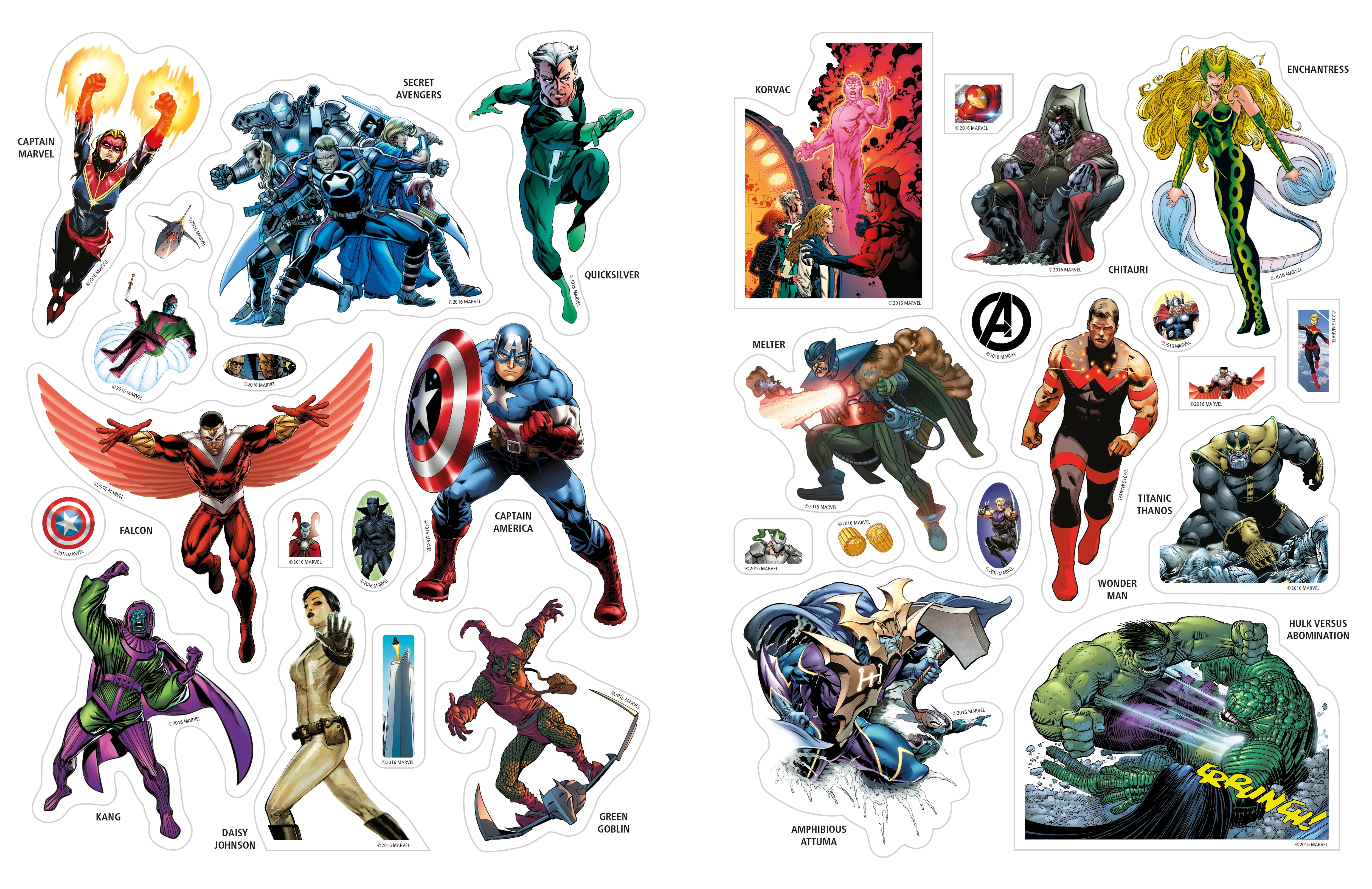 Ultimate Sticker Collection: Marvel Good versus Evil - Image 5