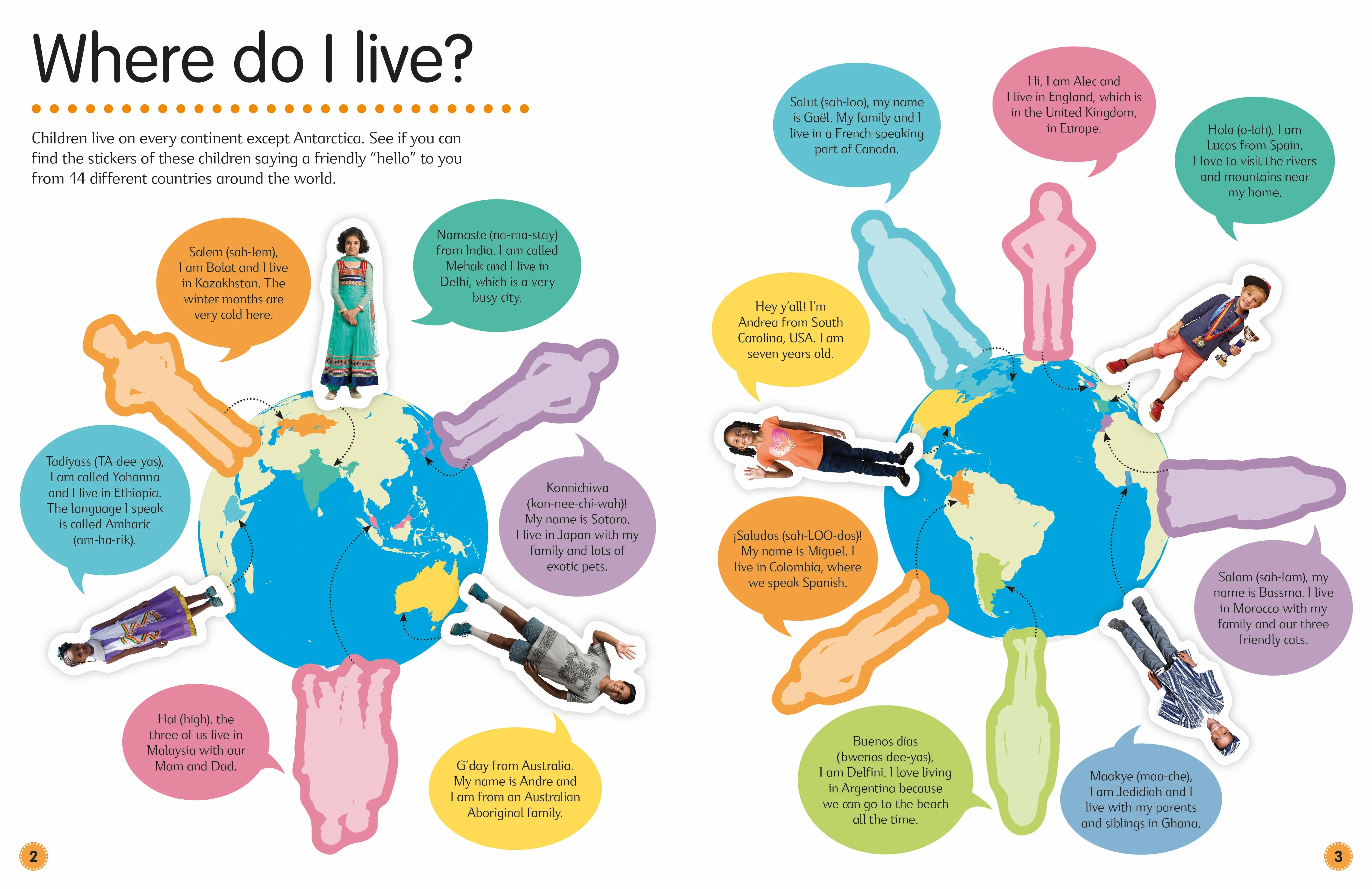 Ultimate Sticker Book: Children Just Like Me - Image 2