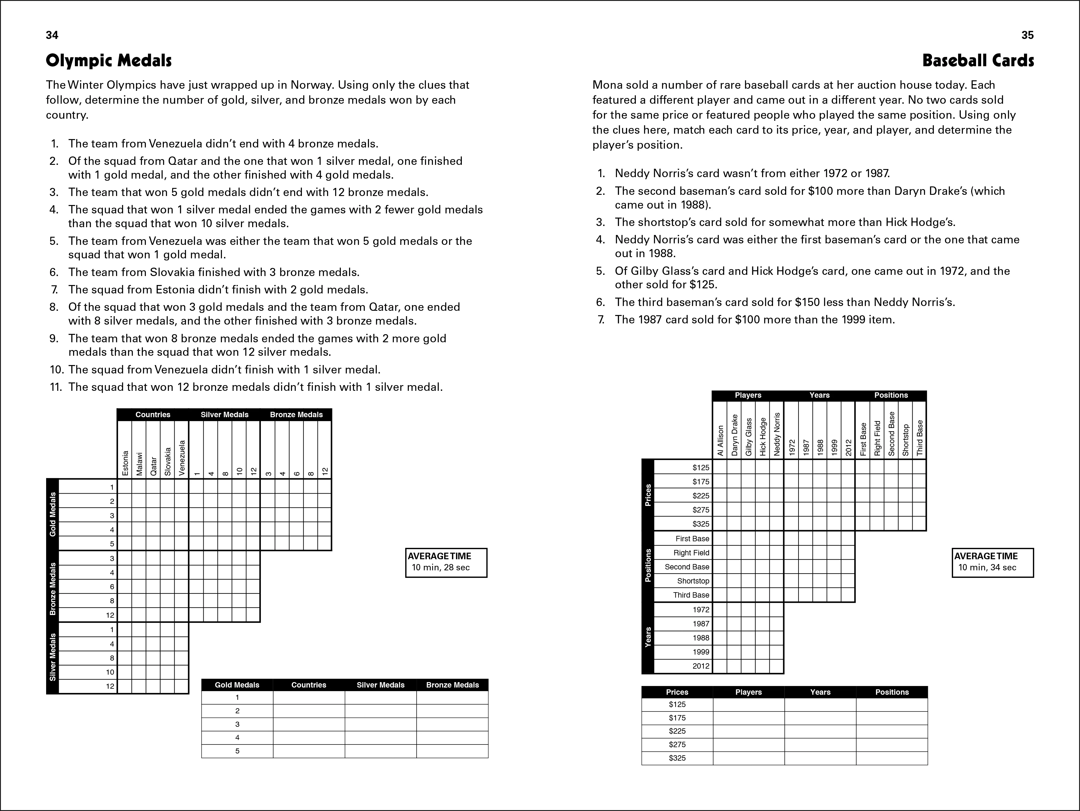 Puzzle Baron's Logic Puzzles, Volume 3 - Image 3